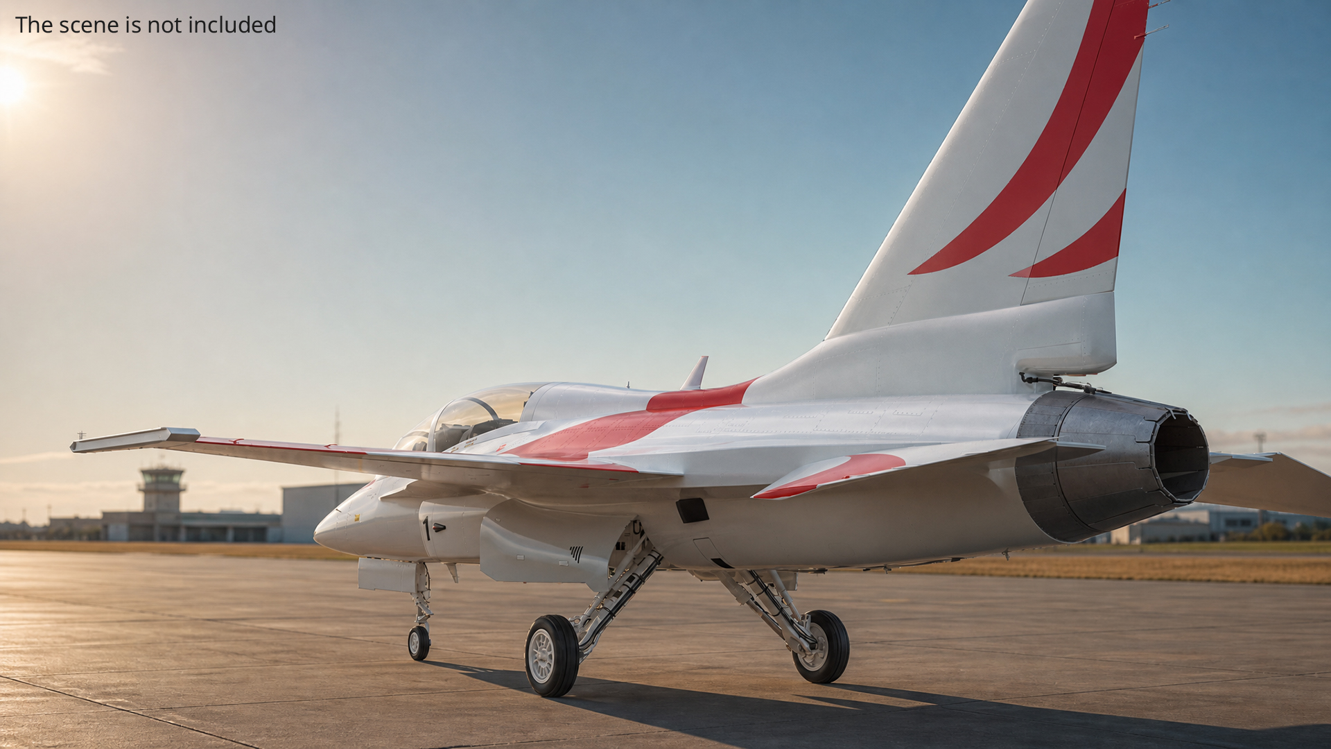 Tactical Training Fighter Rigged - view 4