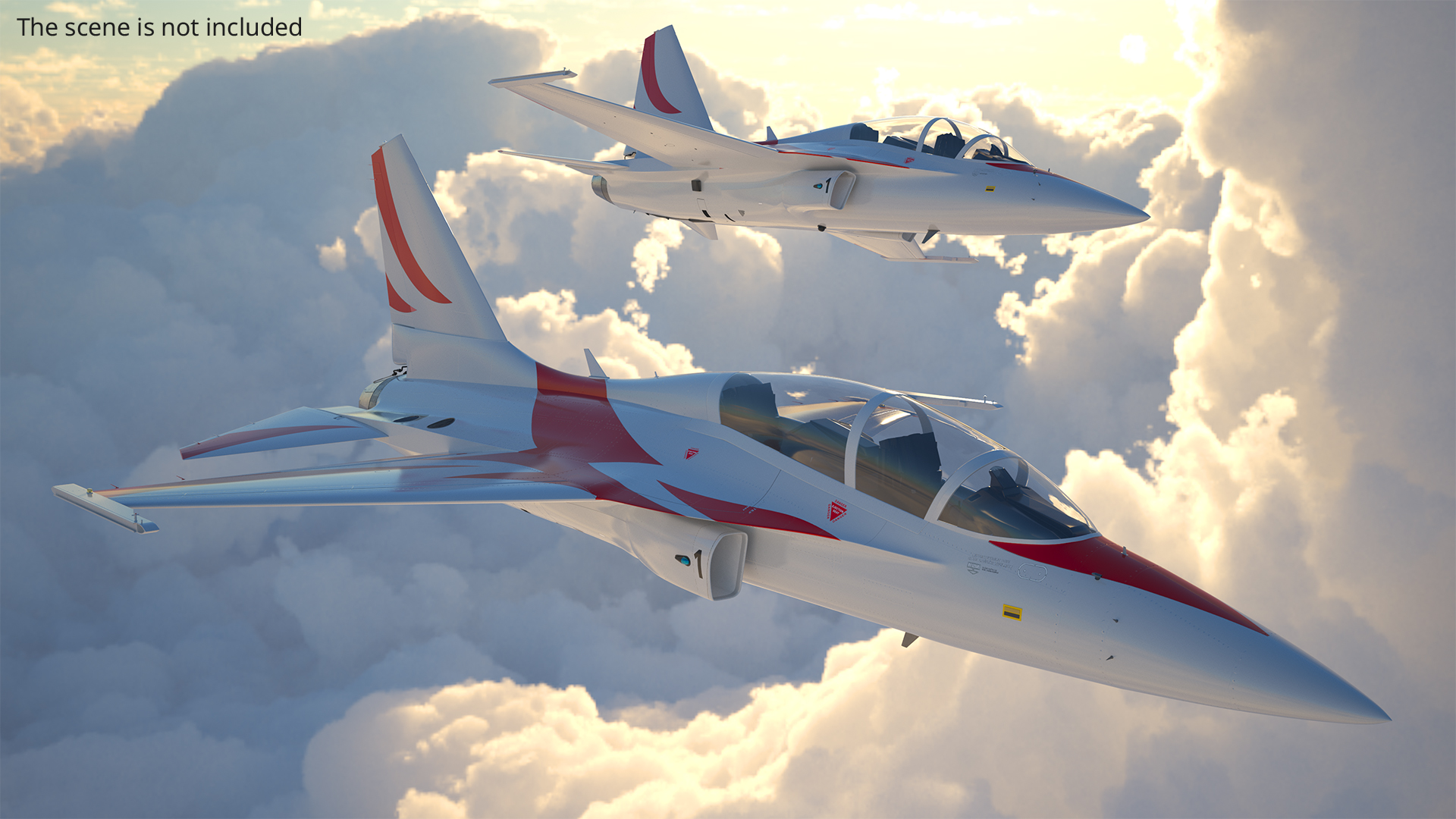 Tactical Training Fighter Rigged - view 7