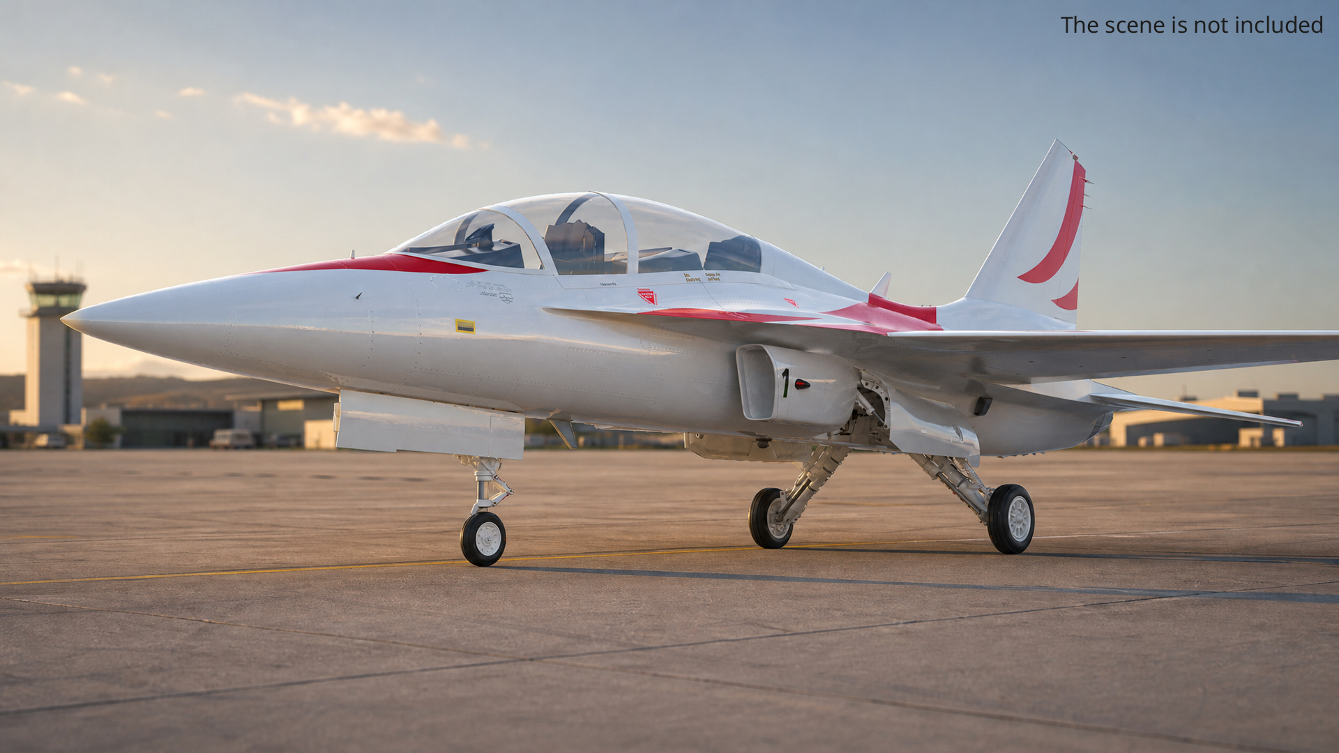 Tactical Training Fighter Rigged - view 3