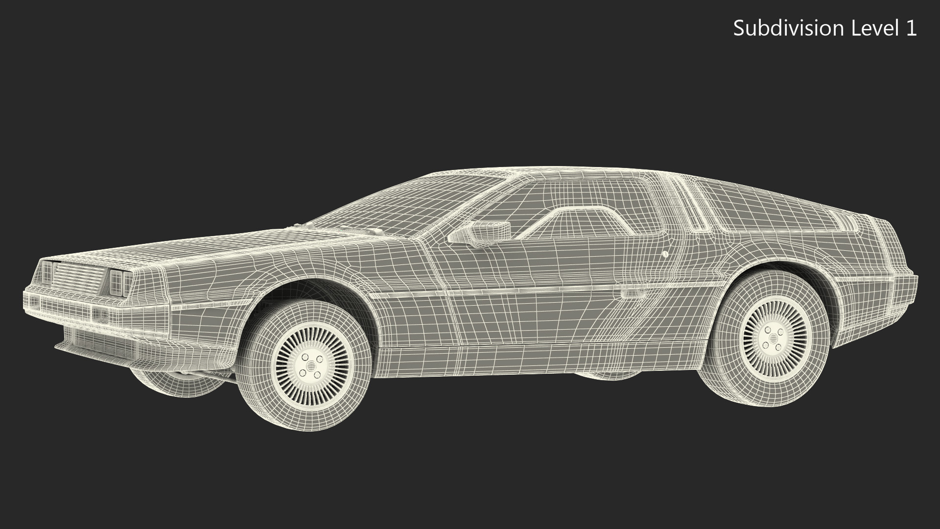 3D 80s Sport Car Generic