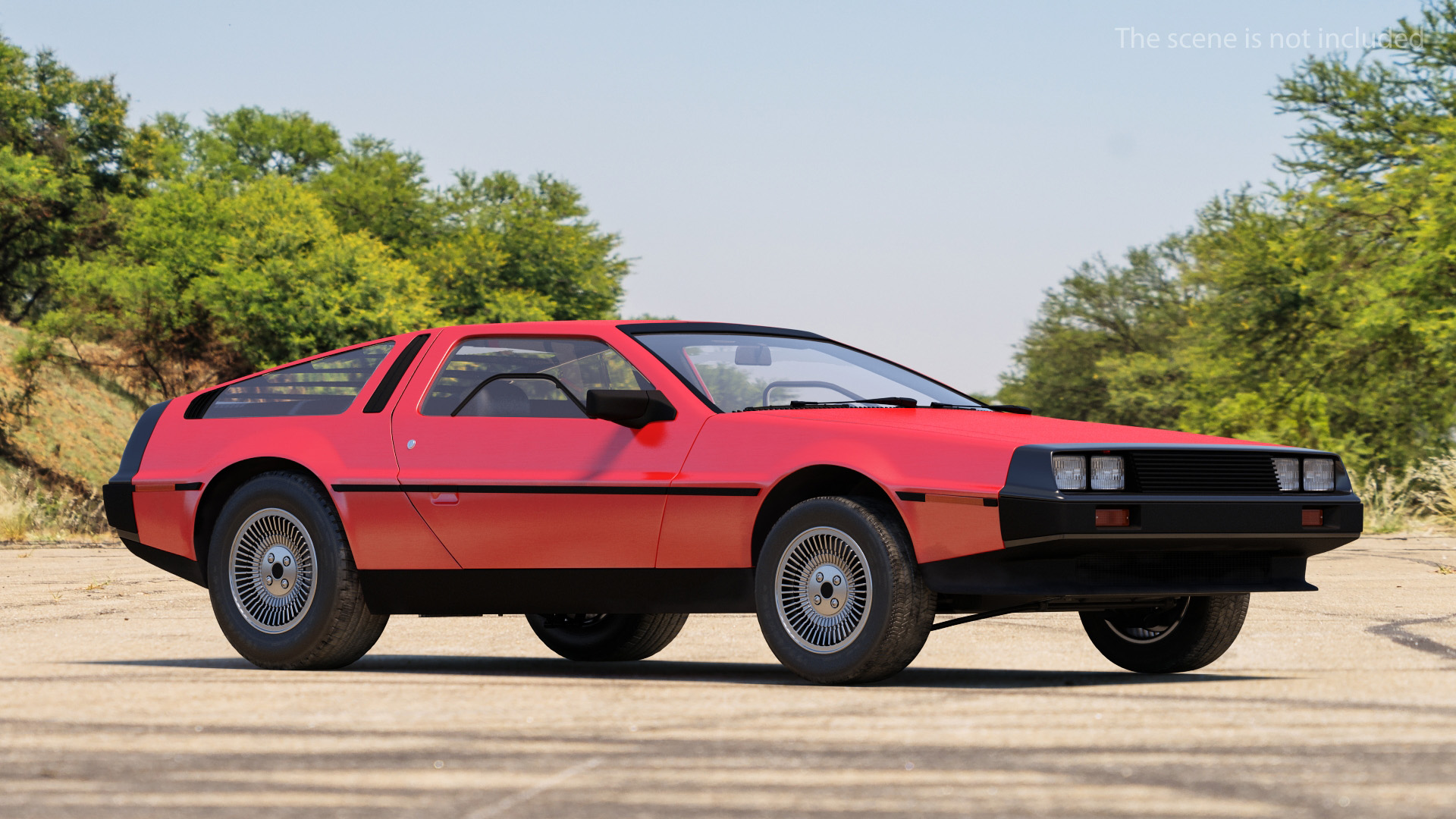 3D 80s Sport Car Generic