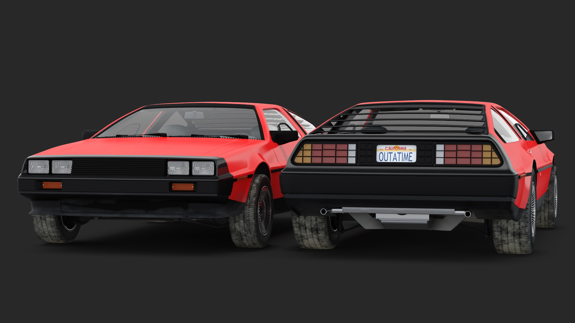 3D 80s Sport Car Generic