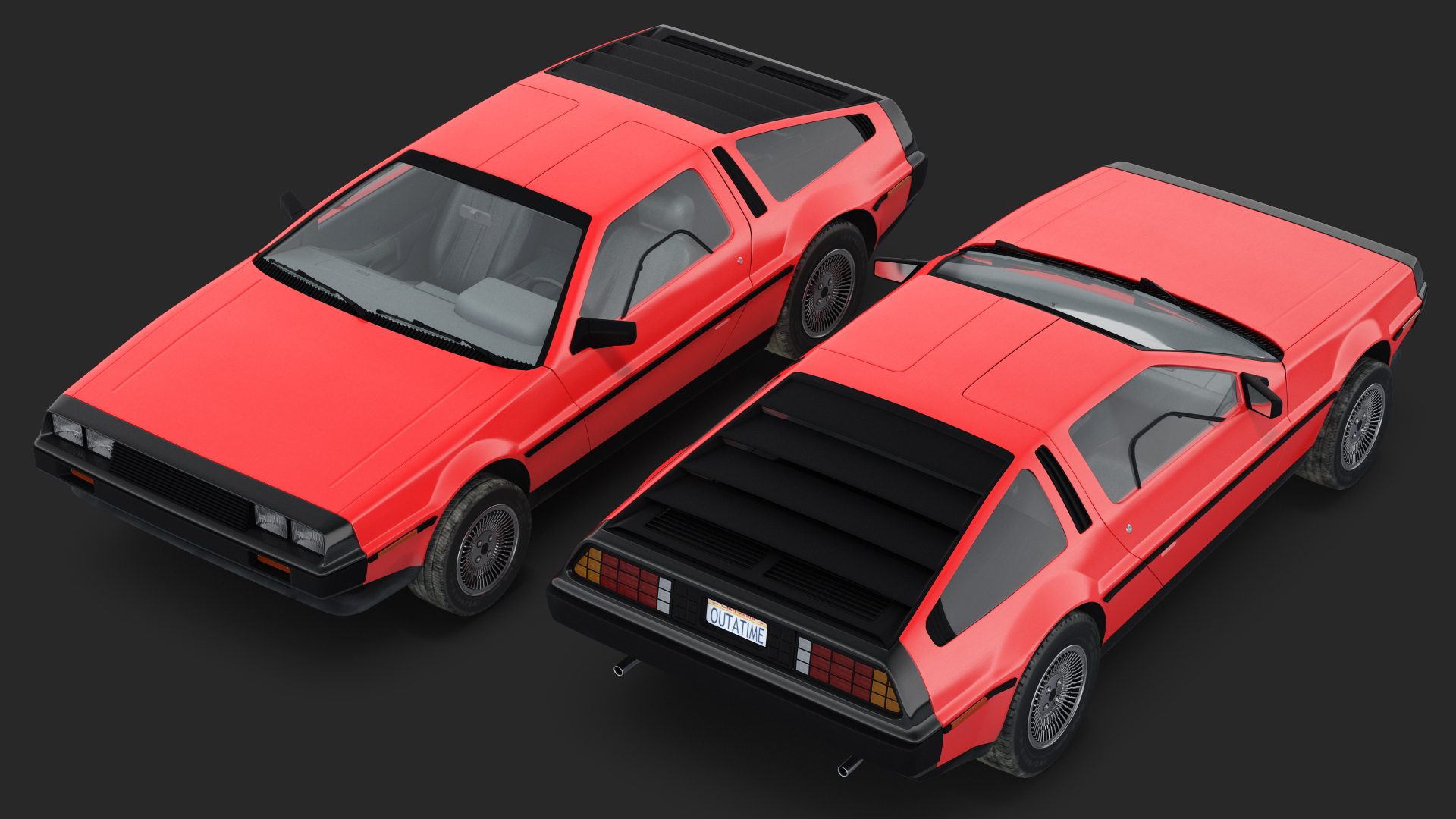 3D 80s Sport Car Generic