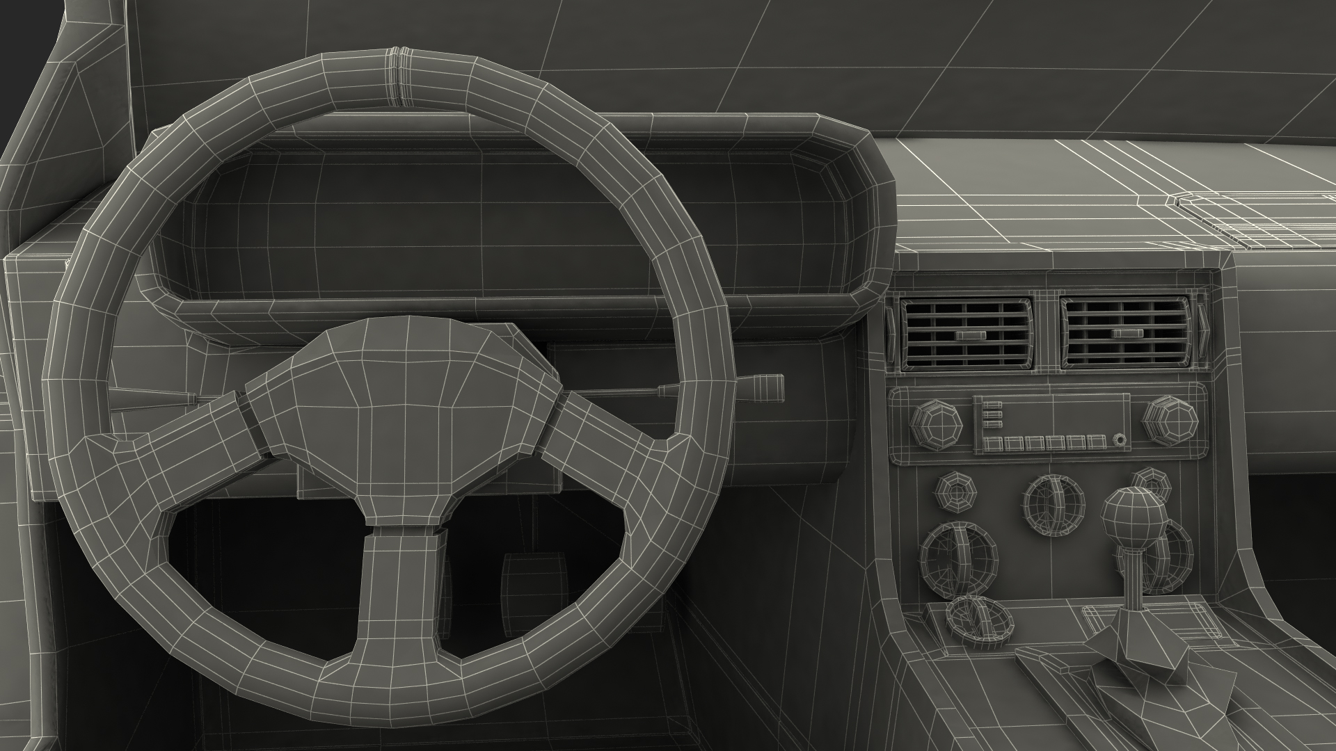 3D 80s Sport Car Generic