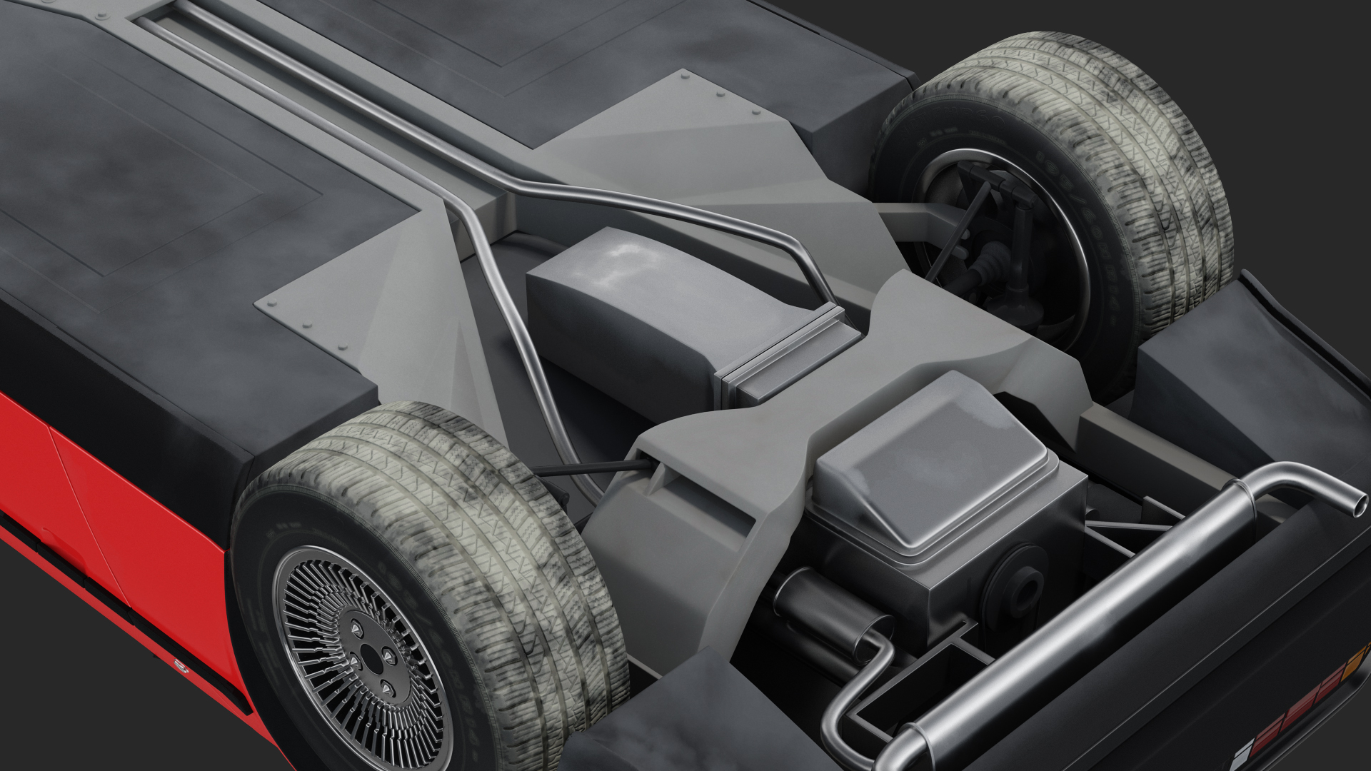 3D 80s Sport Car Generic