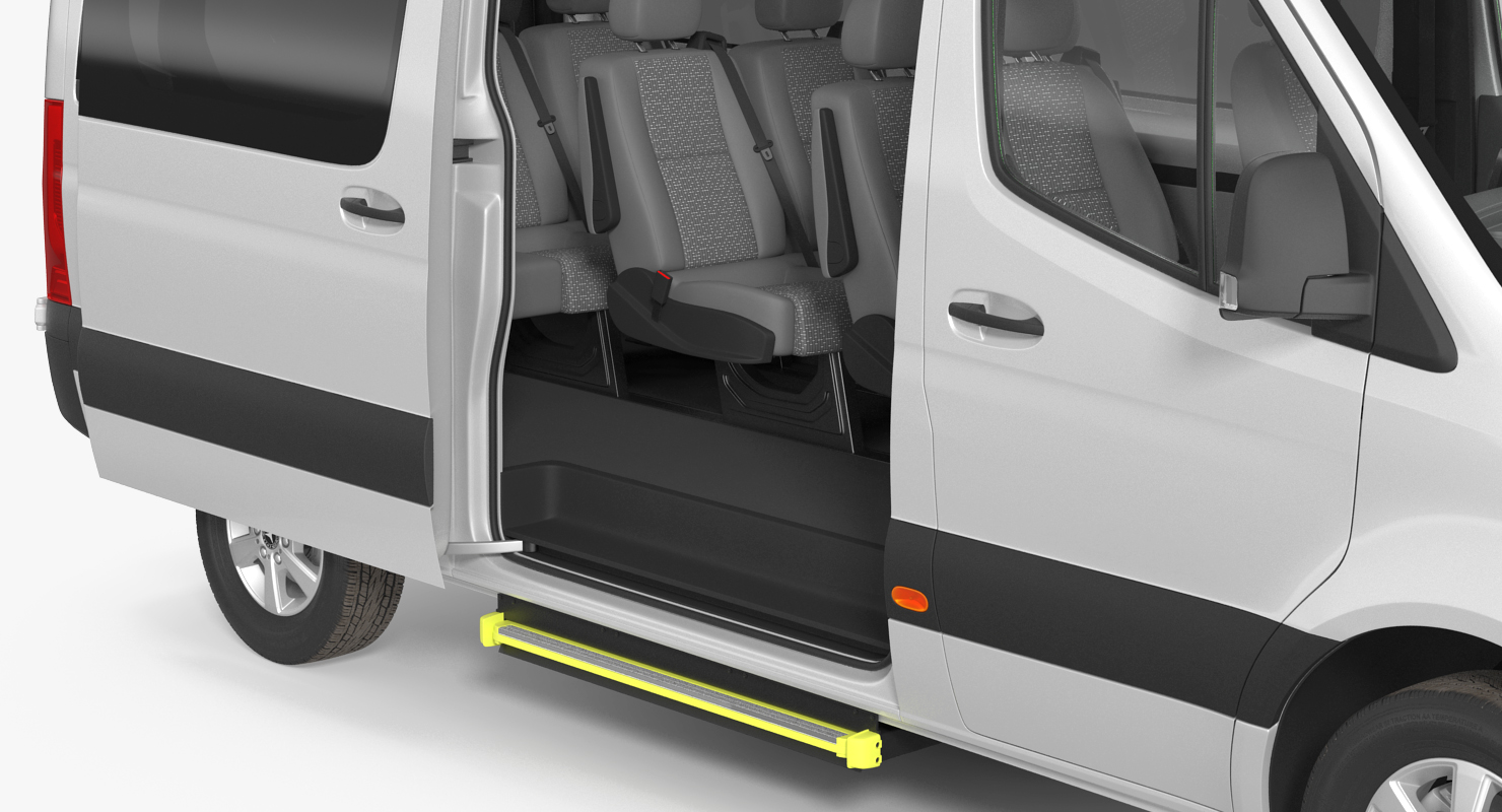 3D Mercedes Sprinter Tourer 2019 Rigged