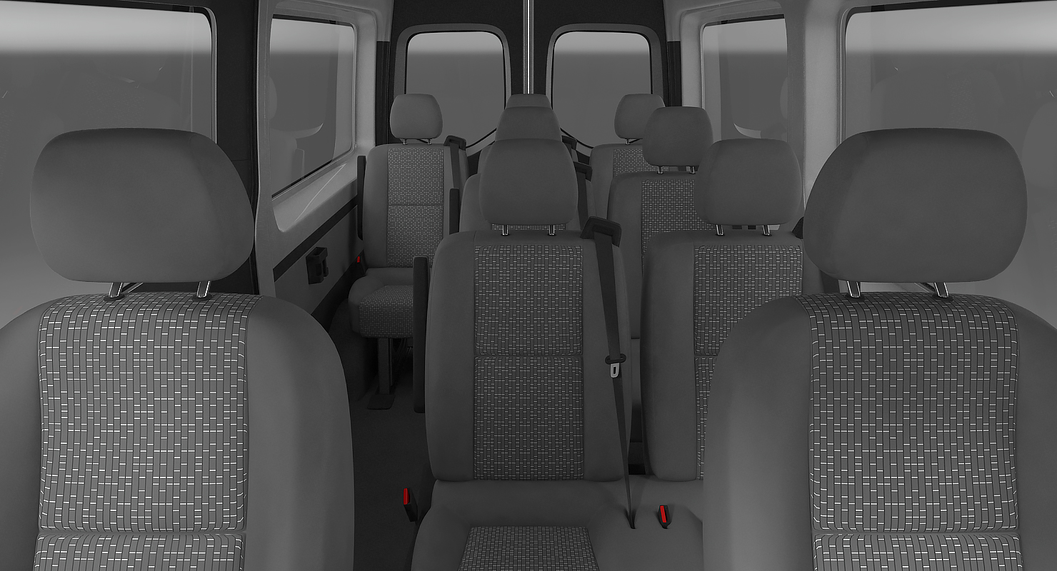 3D Mercedes Sprinter Tourer 2019 Rigged