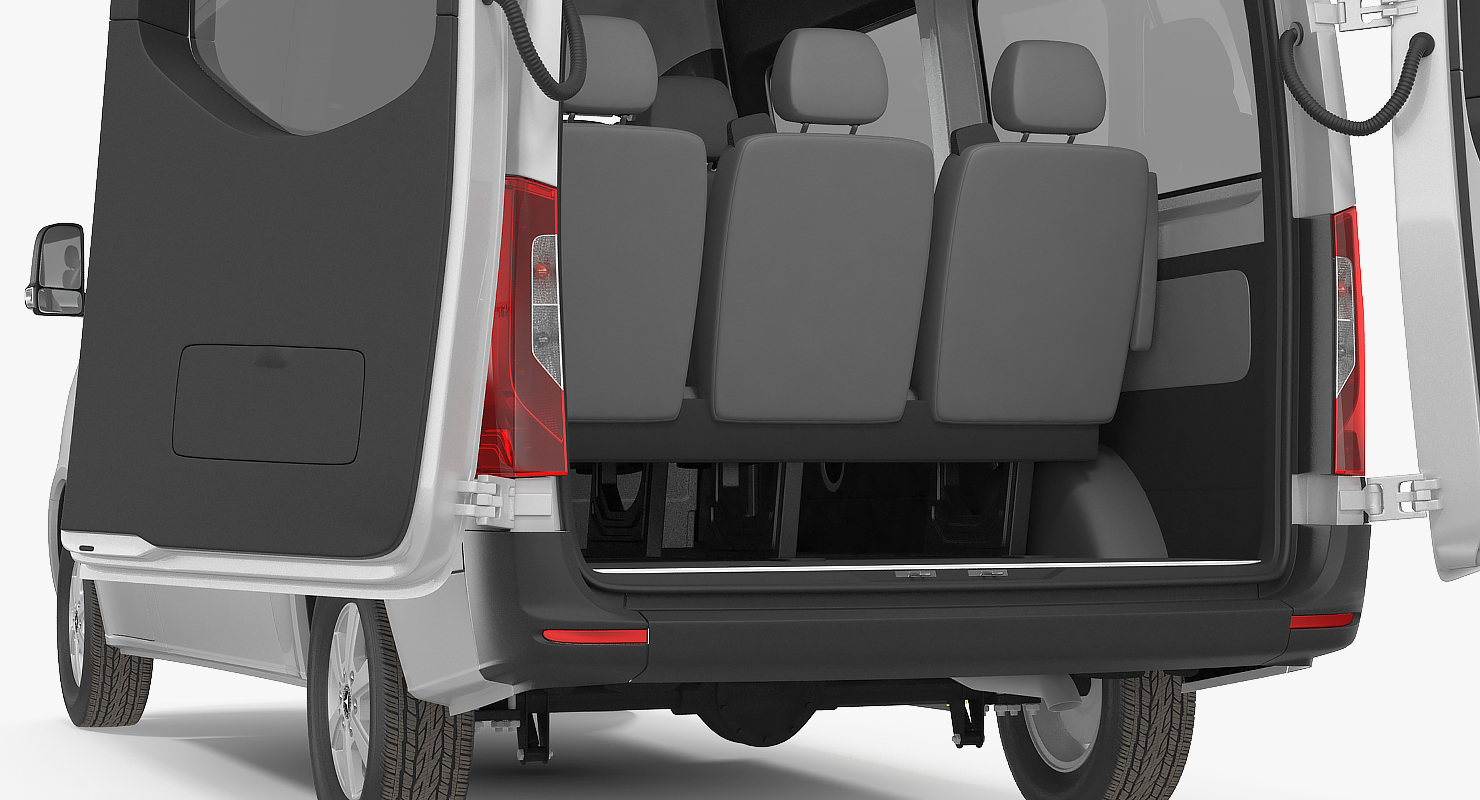 3D Mercedes Sprinter Tourer 2019 Rigged