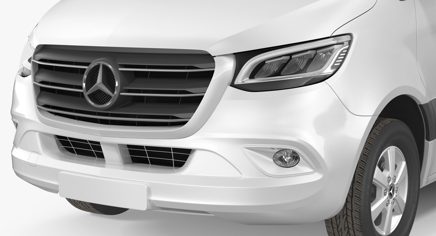3D Mercedes Sprinter Tourer 2019 Rigged