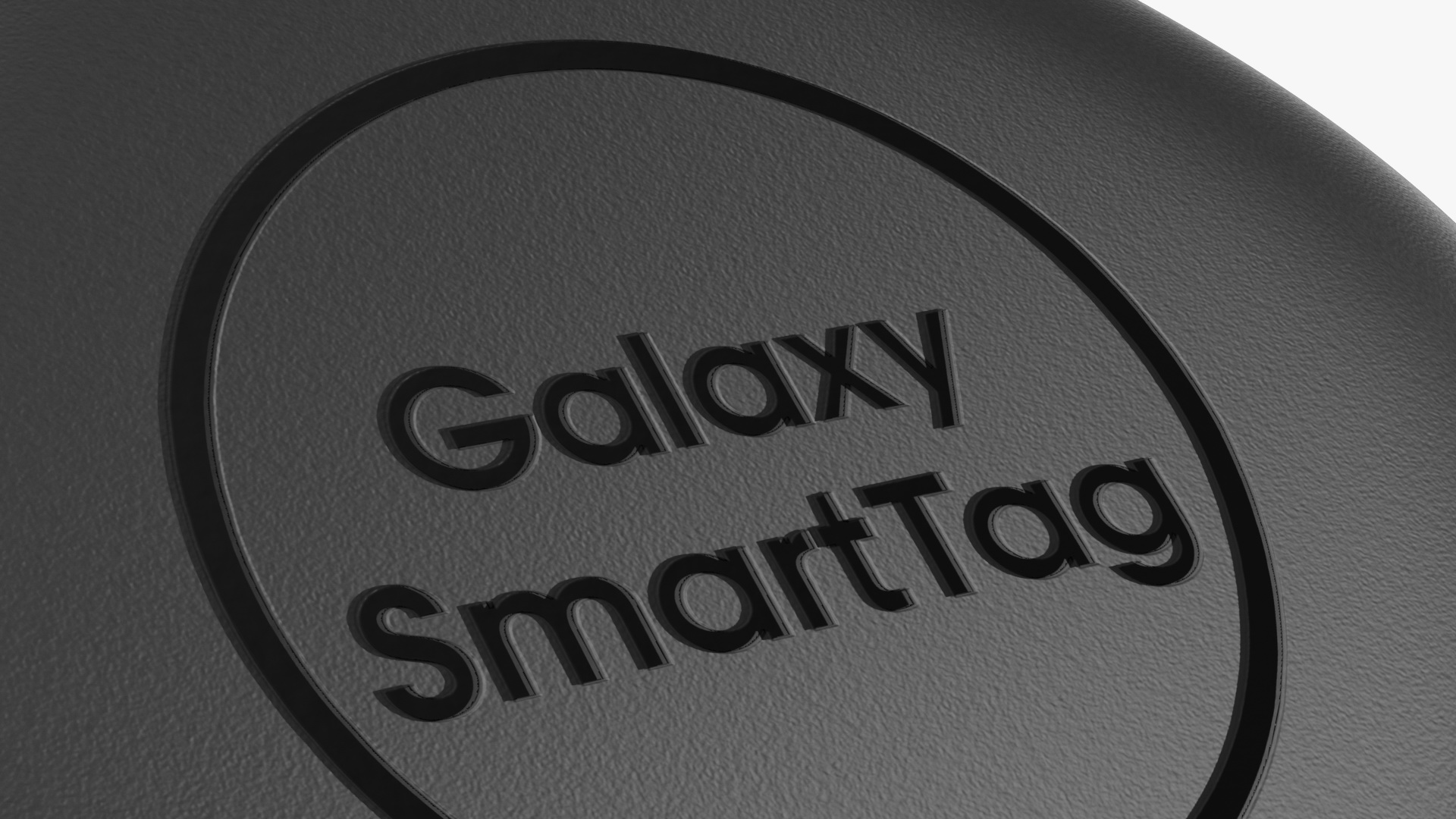 3D Samsung Galaxy Smart Tag Bluetooth Tracker Black model