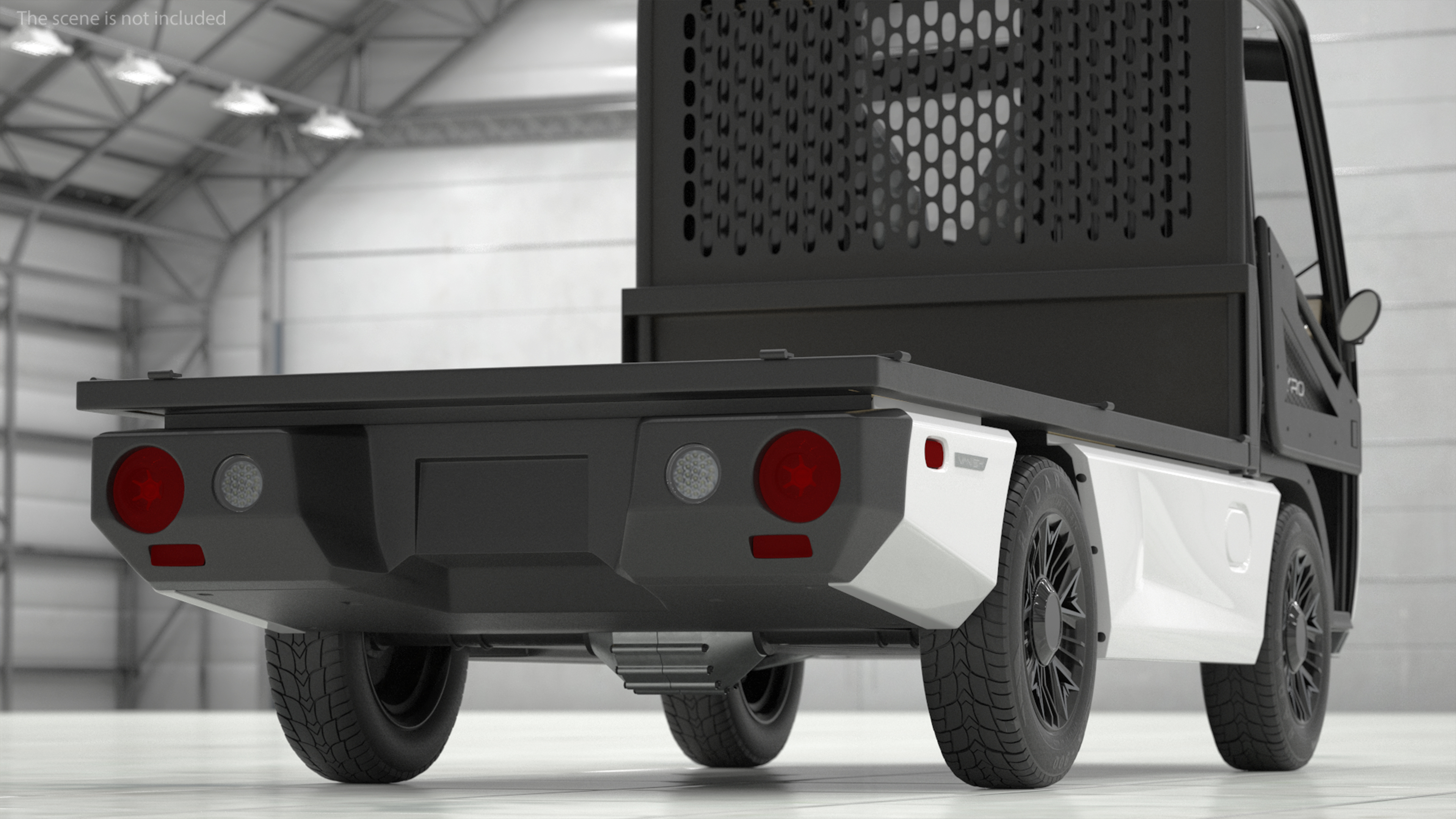 3D AYRO Vanish Electric Mini Truck Flatbed Rigged