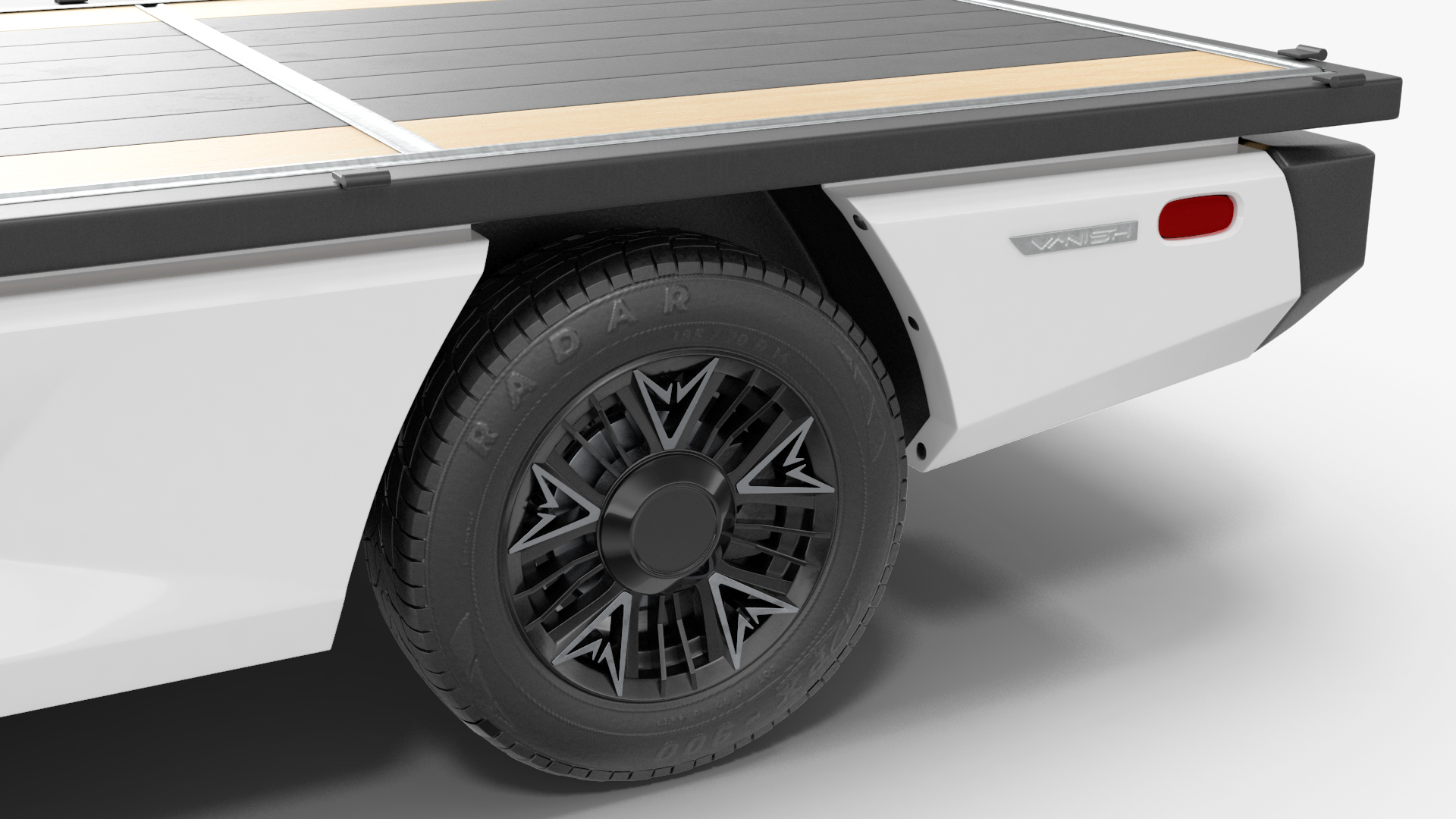 3D AYRO Vanish Electric Mini Truck Flatbed Rigged