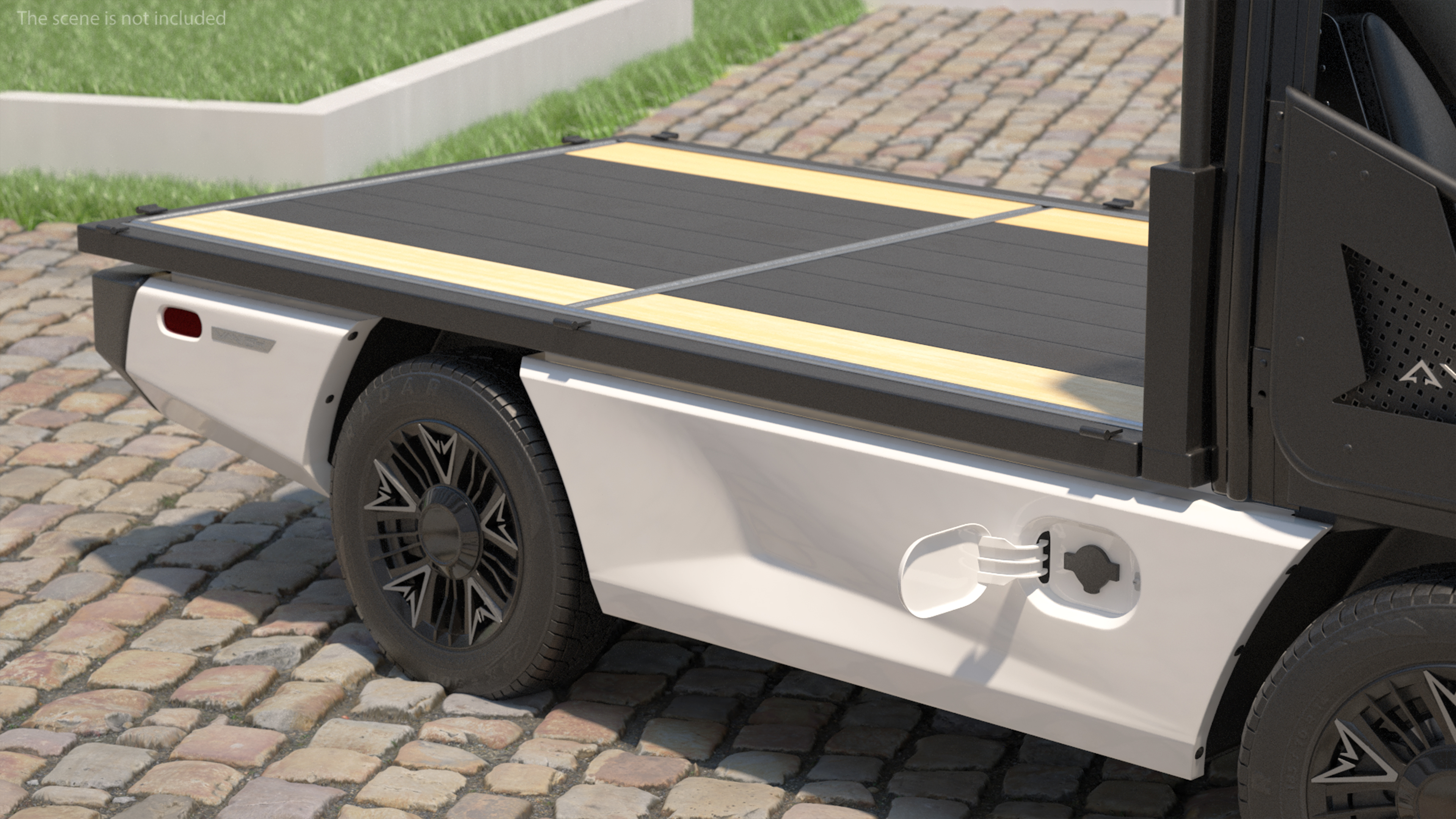 3D AYRO Vanish Electric Mini Truck Flatbed Rigged