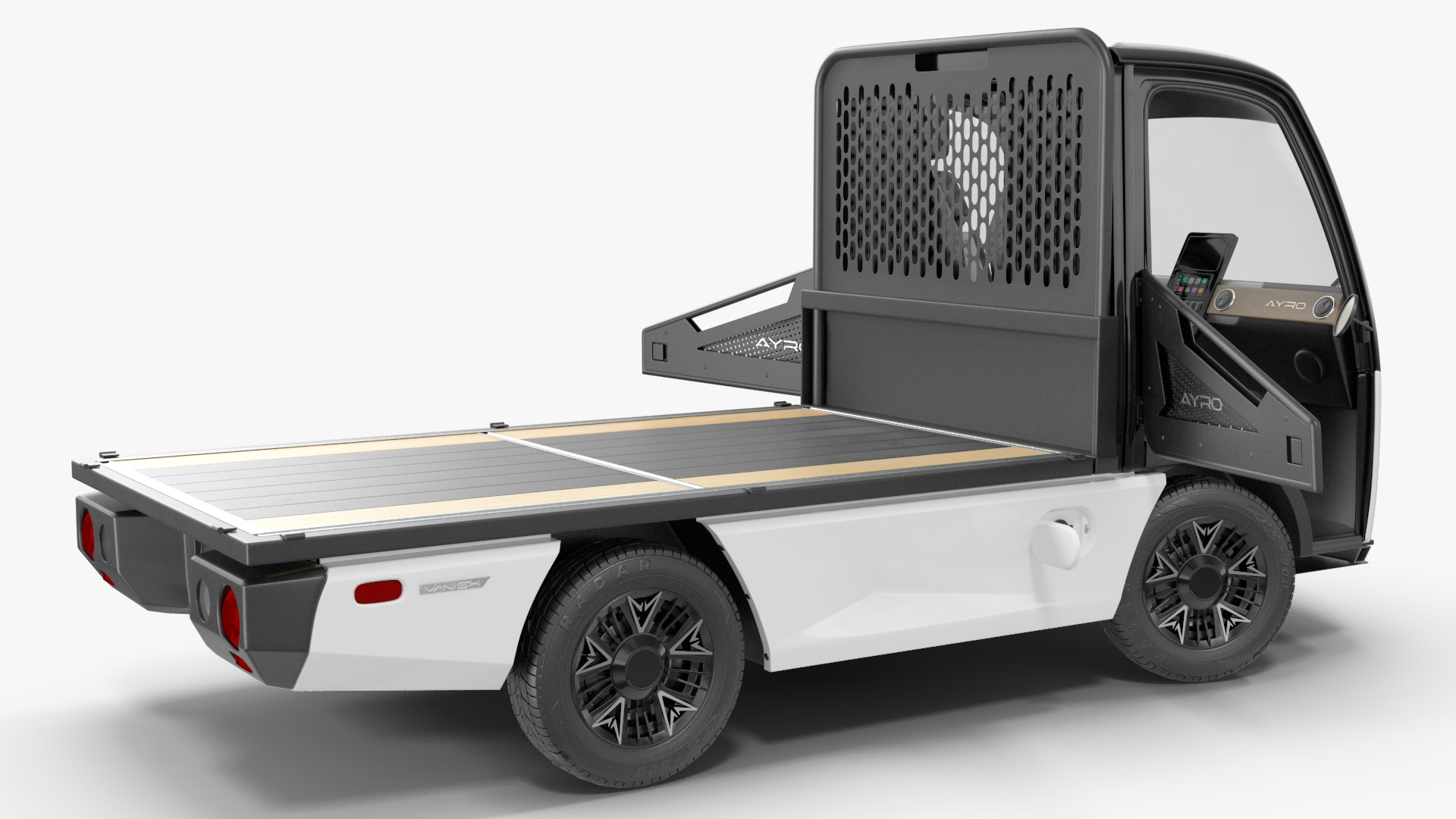 3D AYRO Vanish Electric Mini Truck Flatbed Rigged
