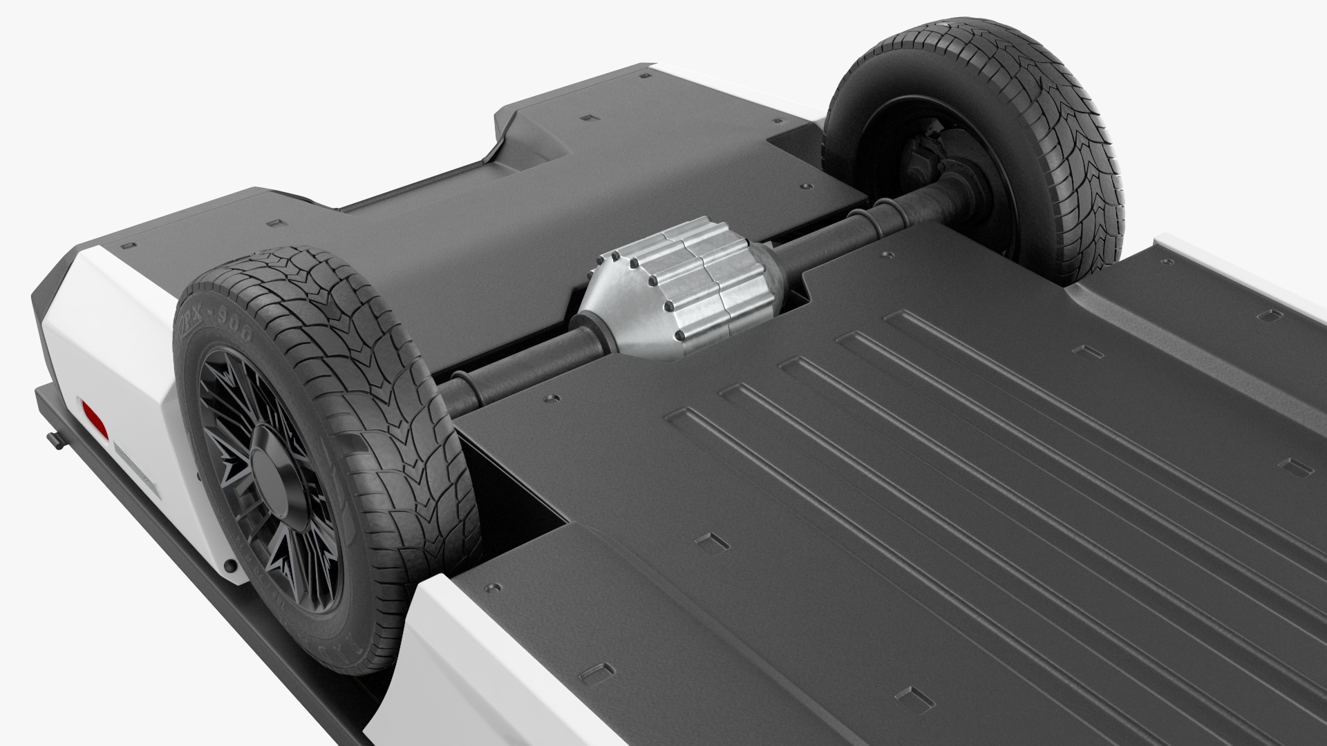 3D AYRO Vanish Electric Mini Truck Flatbed Rigged