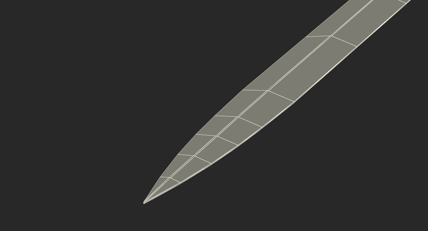 3D Roman Battle Gladius Sword