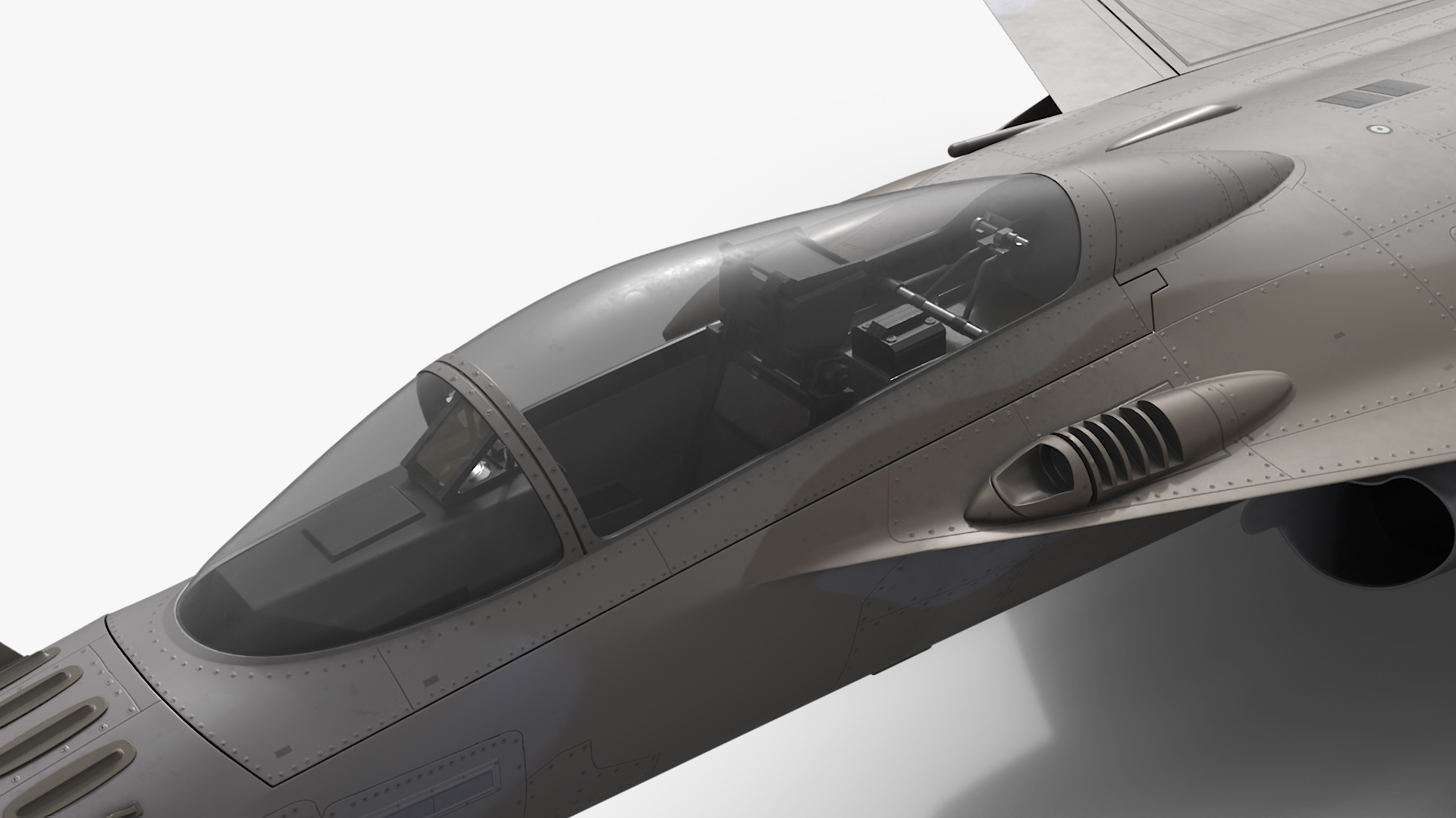 3D model Combat Interceptor Fighter Jet