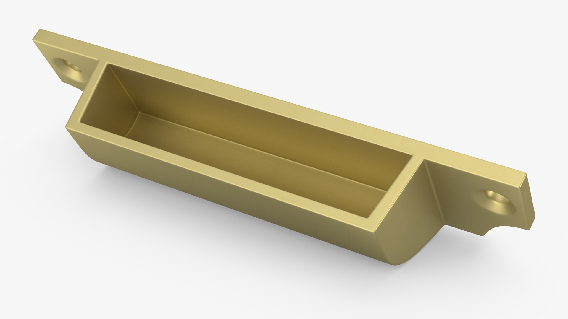 3D Kitchen Cabinet Handle Bin Pull Bronze model