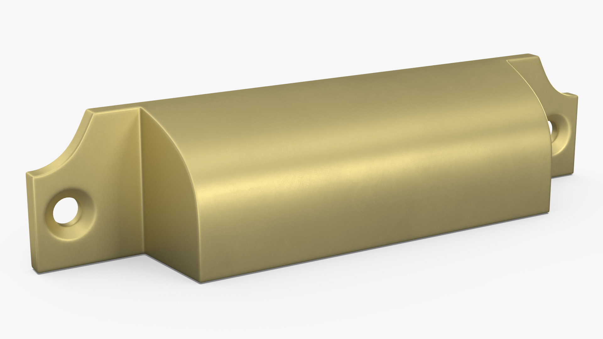 3D Kitchen Cabinet Handle Bin Pull Bronze model