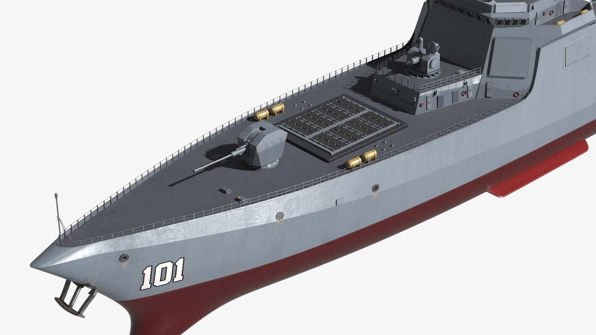 3D Type-055s Destroyer with Harbin Z-9WZ Helicopter model