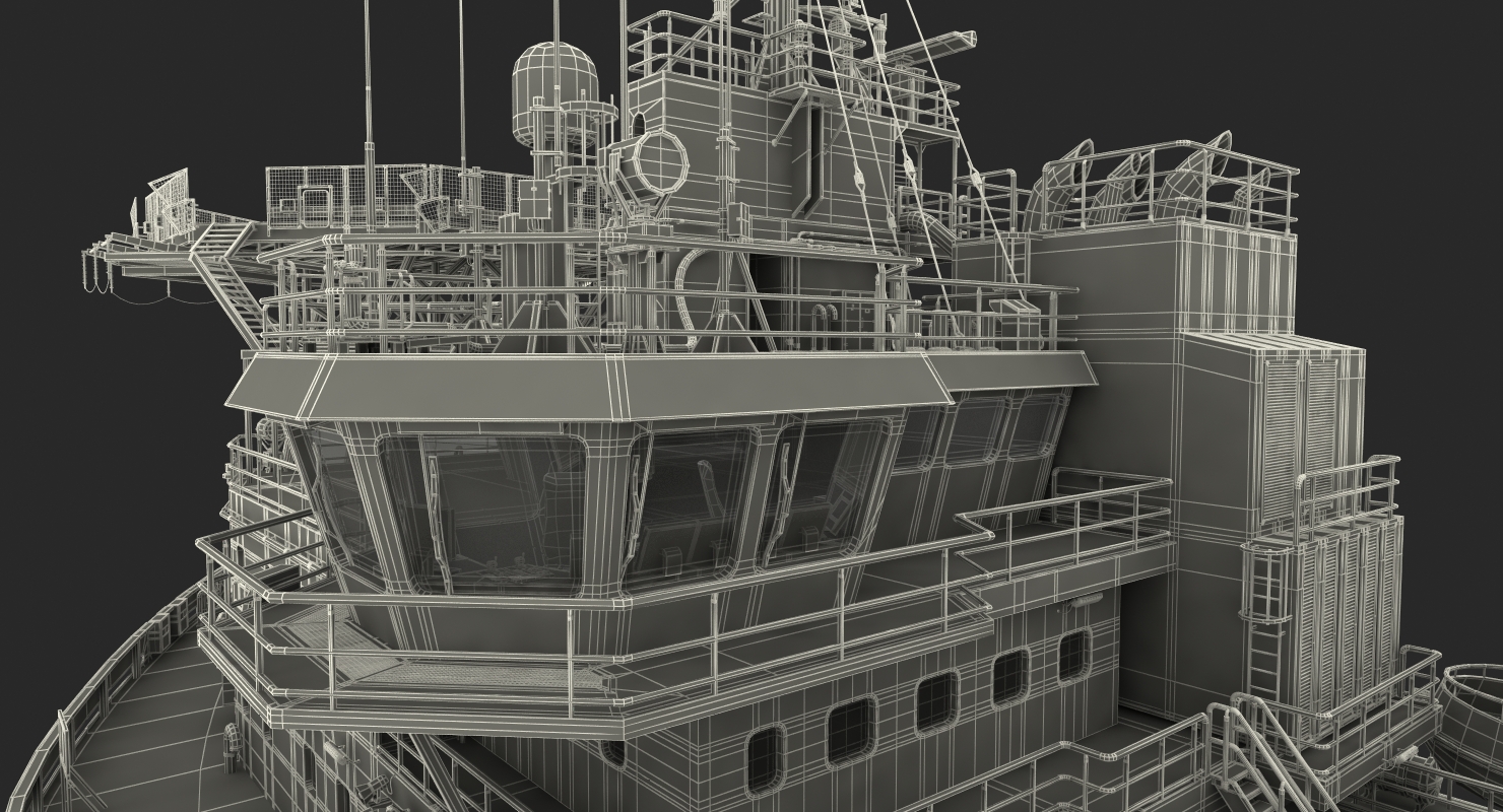Asymmetric Icebreaker Baltika Oblique 3D