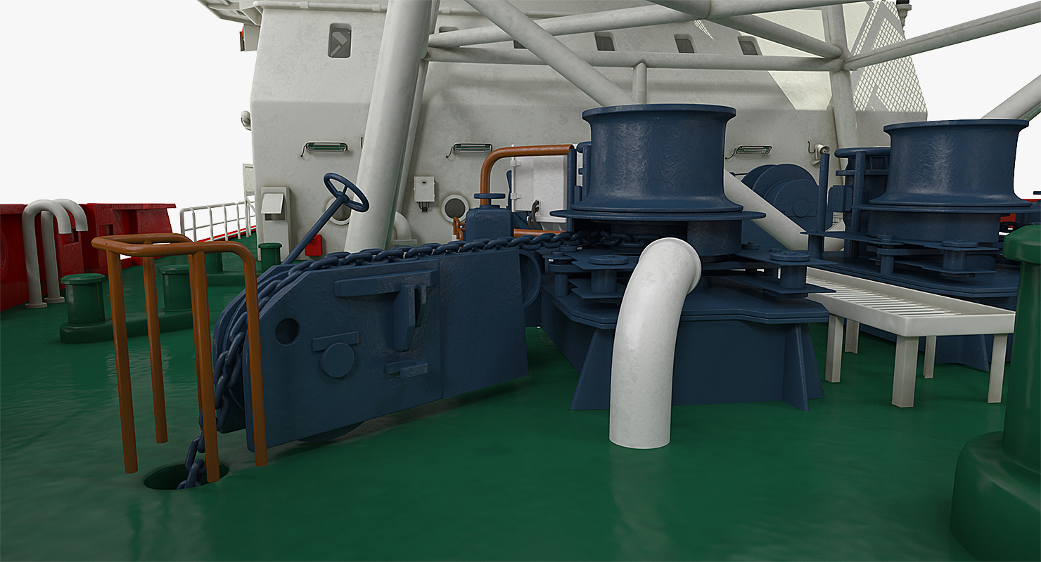 Asymmetric Icebreaker Baltika Oblique 3D