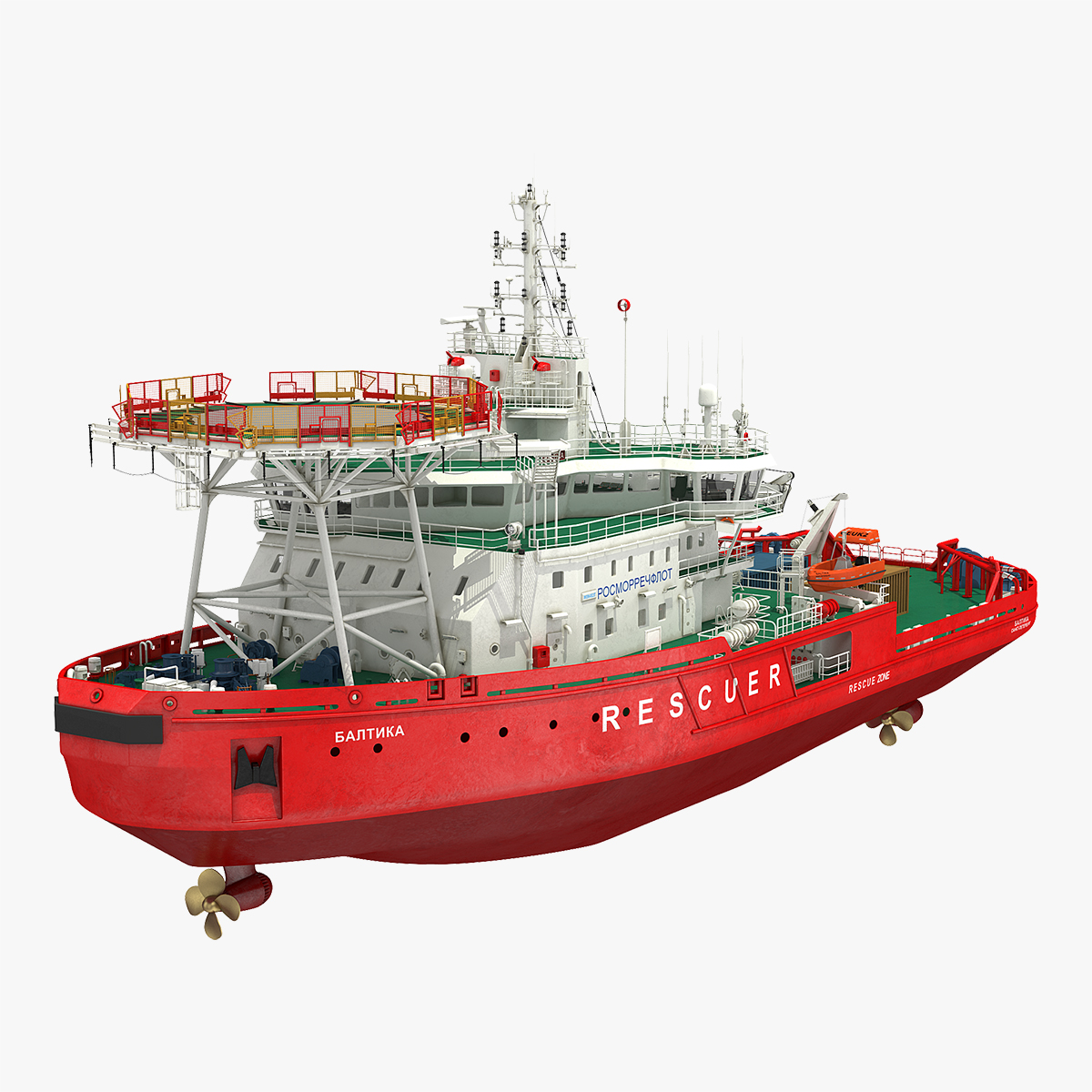 Asymmetric Icebreaker Baltika Oblique, view 3