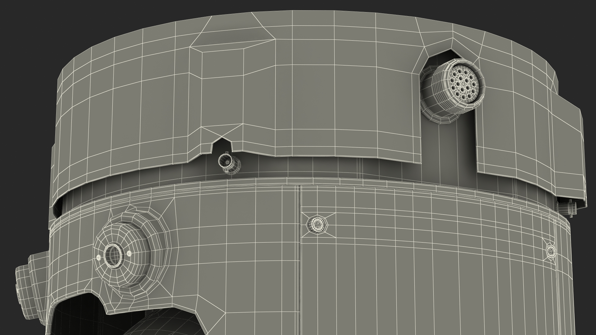 Gyro Stabilized Multisensor Surveillance System 3D