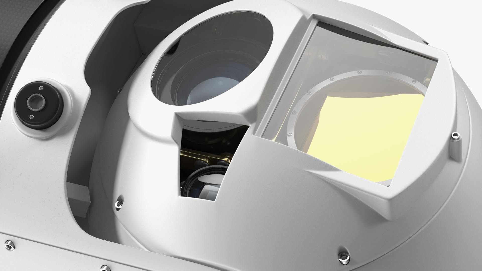 Gyro Stabilized Multisensor Surveillance System 3D