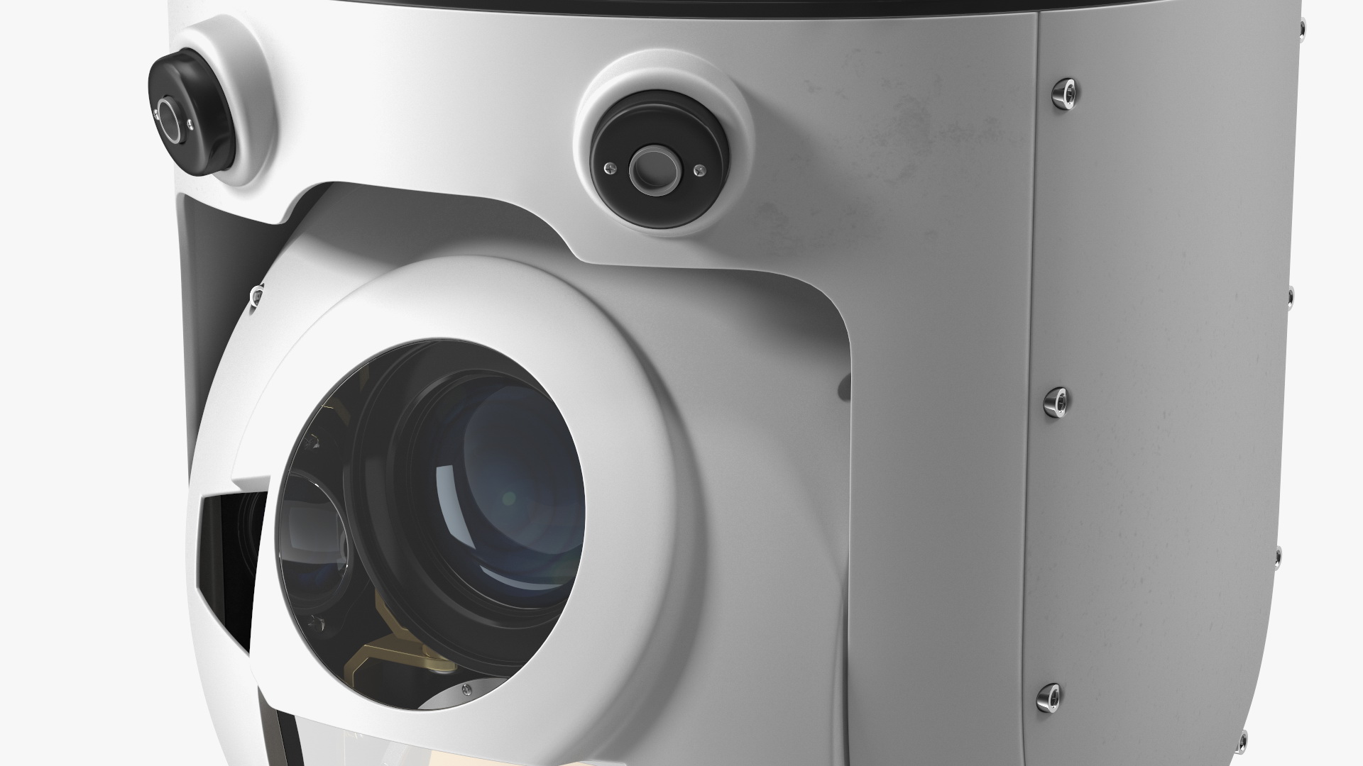 Gyro Stabilized Multisensor Surveillance System 3D