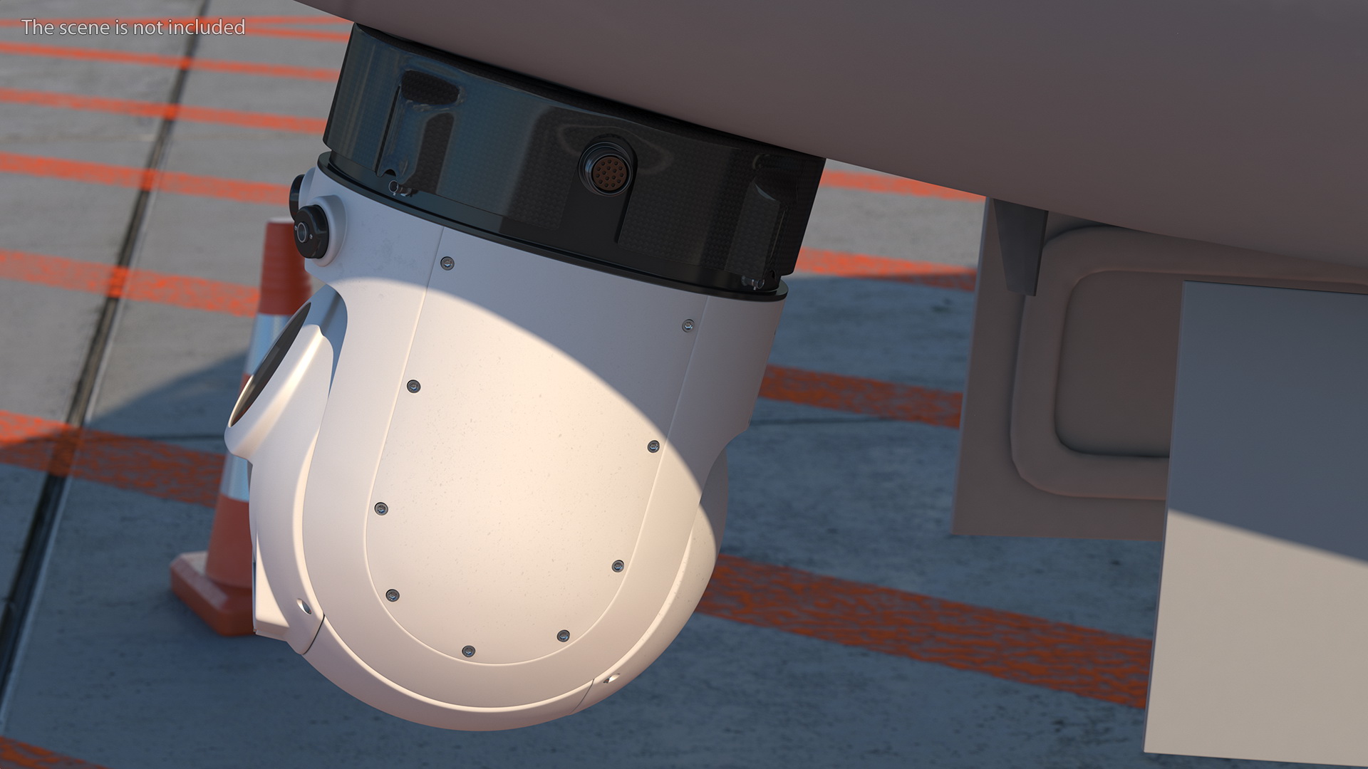 Gyro Stabilized Multisensor Surveillance System 3D