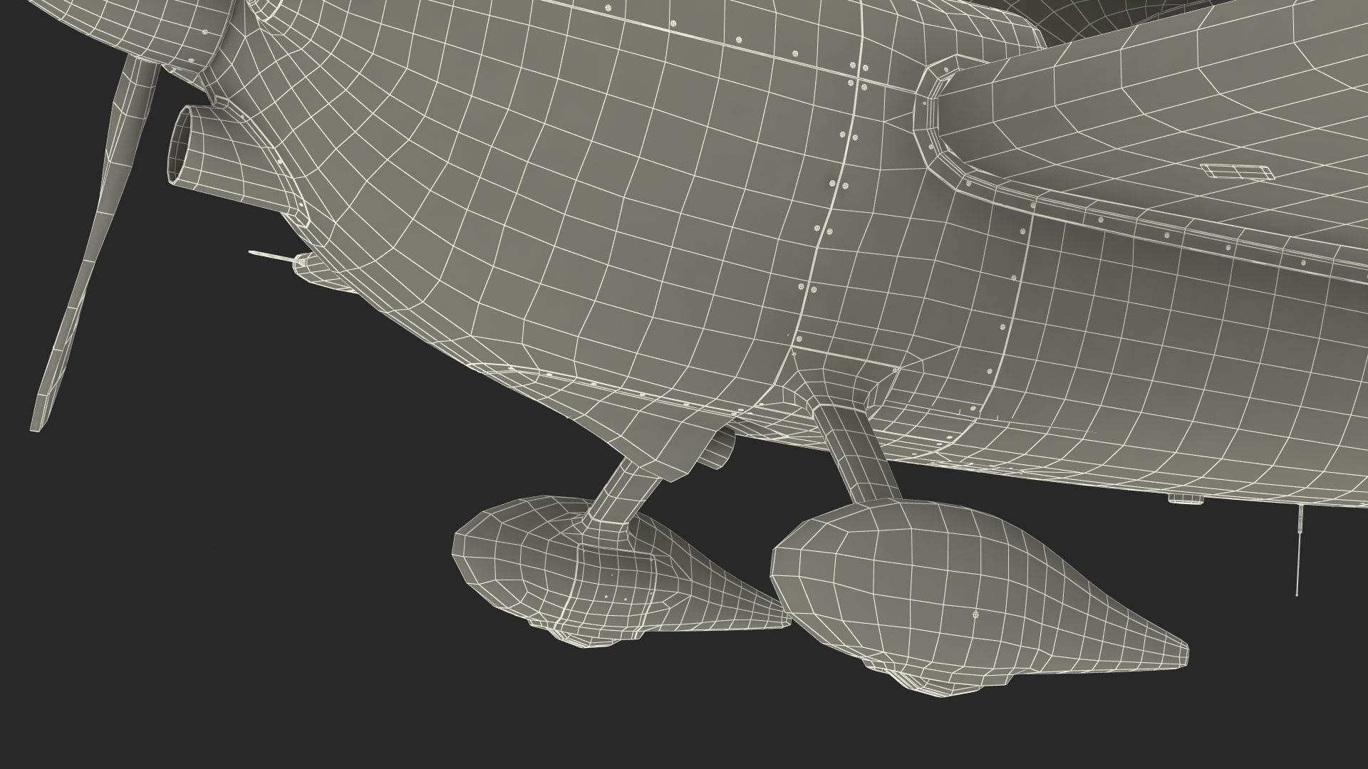 Sport Aerobatic Aircraft Generic Rigged 3D model