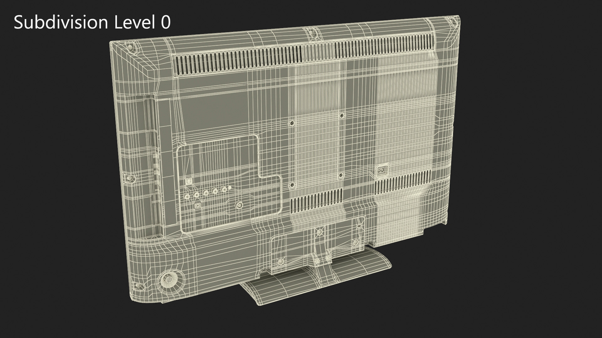 3D model Modern Flat Screen LED TV