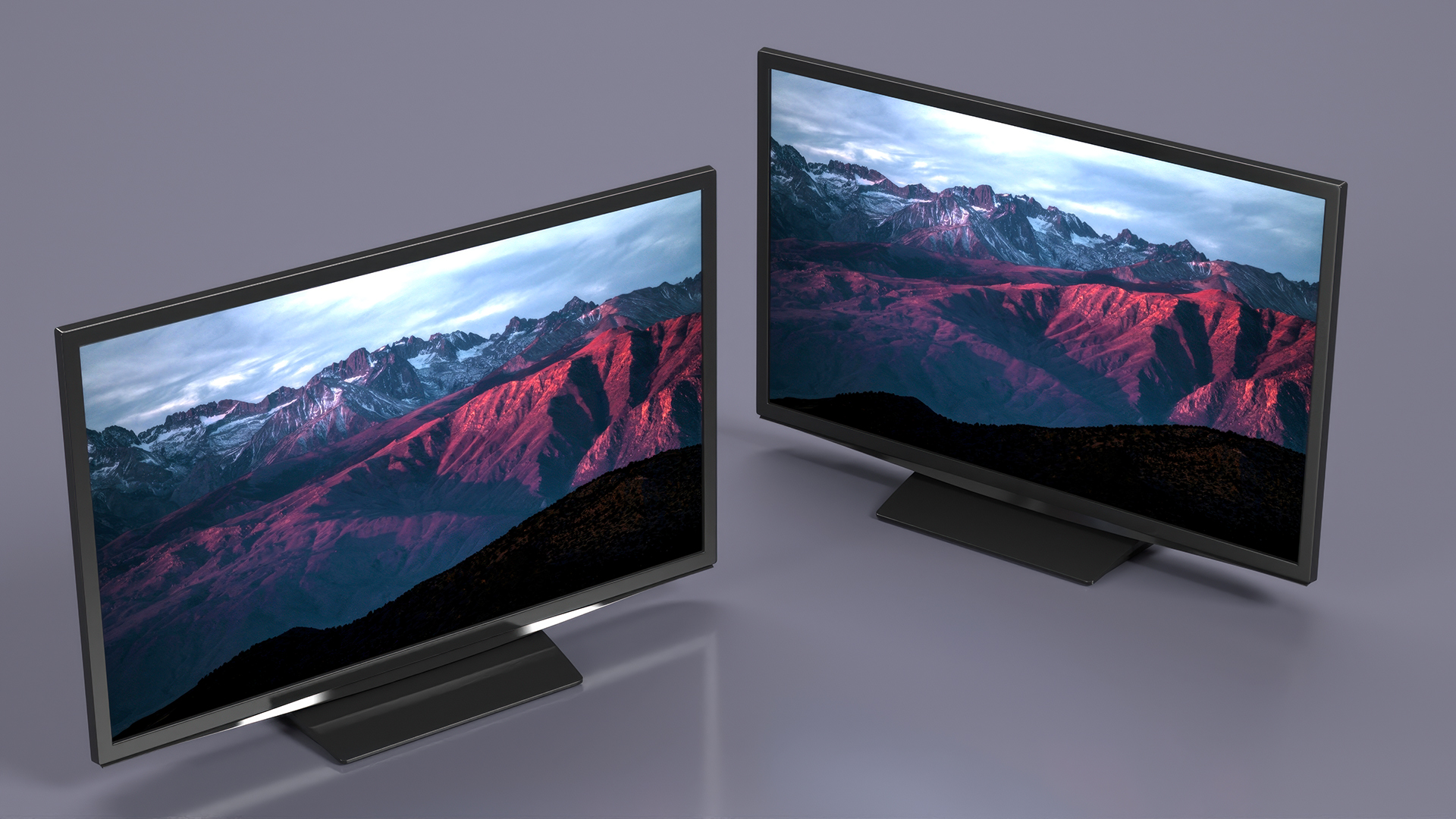 3D model Modern Flat Screen LED TV