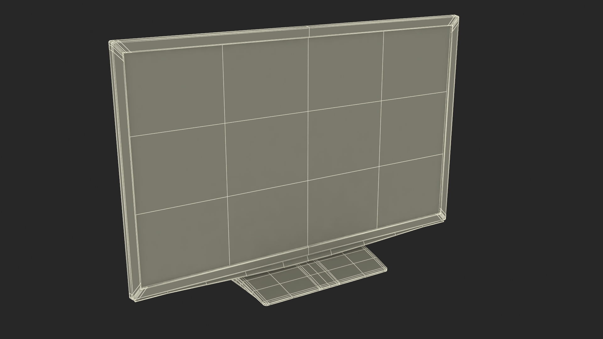 3D model Modern Flat Screen LED TV