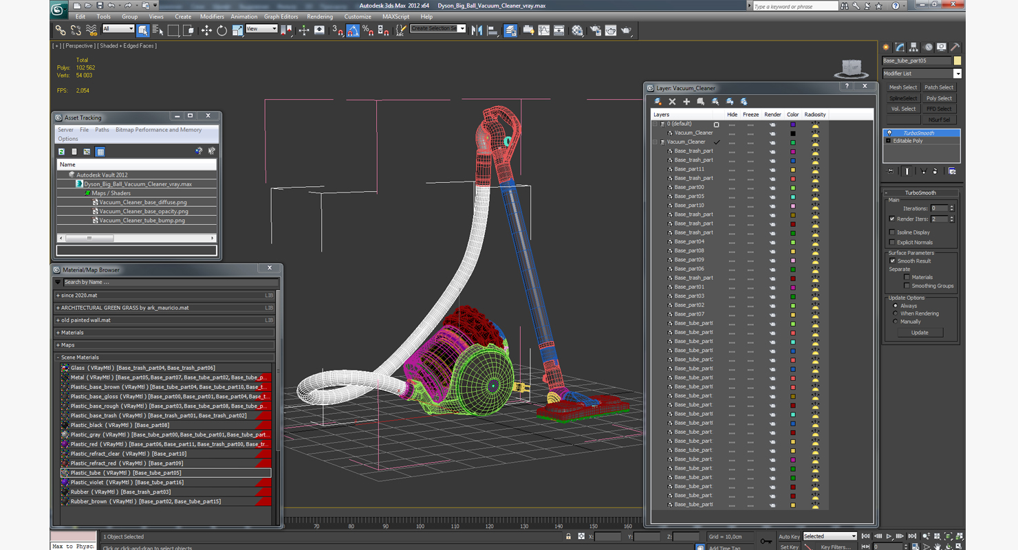 Dyson Big Ball Vacuum Cleaner 3D model