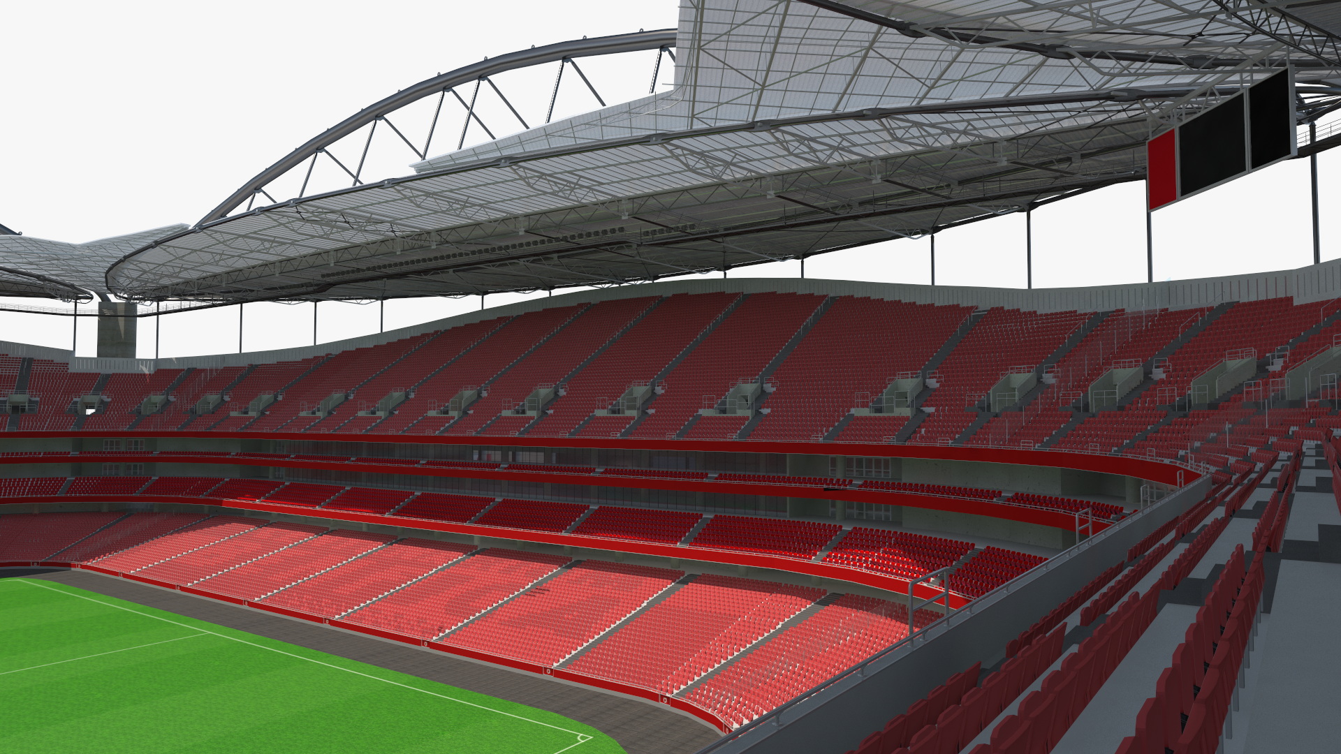 3D Sports Soccer Stadium
