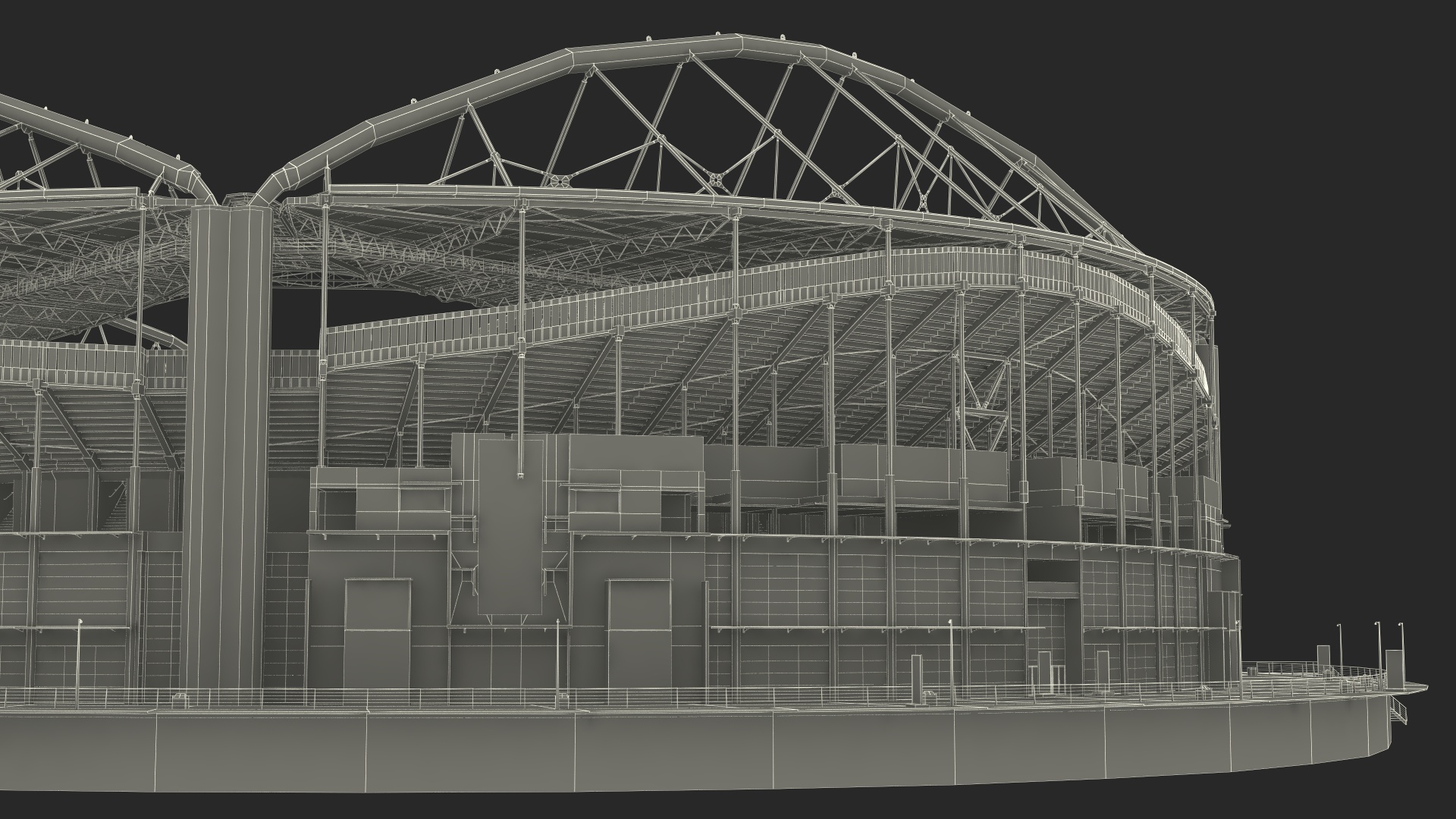 3D Sports Soccer Stadium
