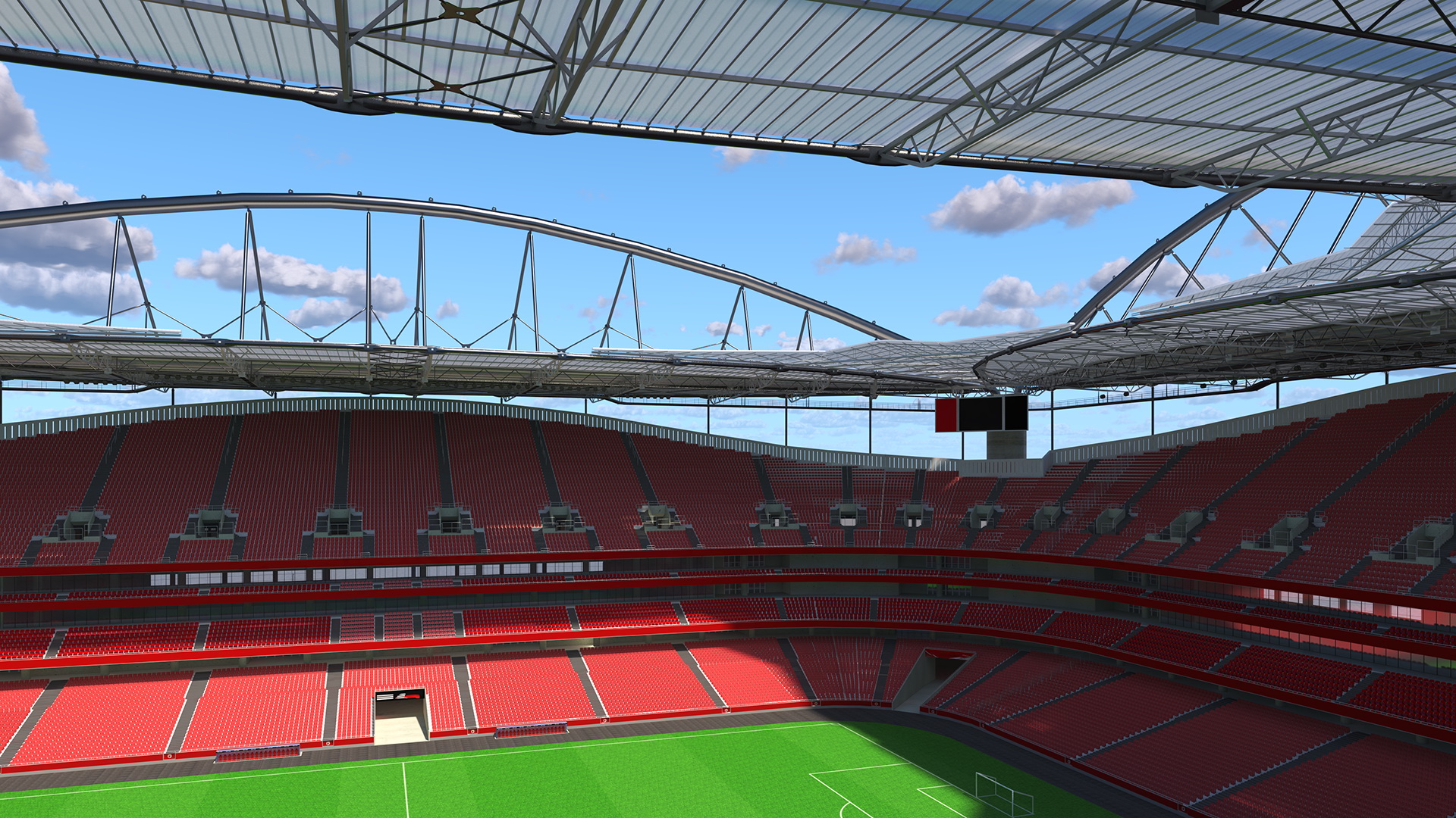 3D Sports Soccer Stadium