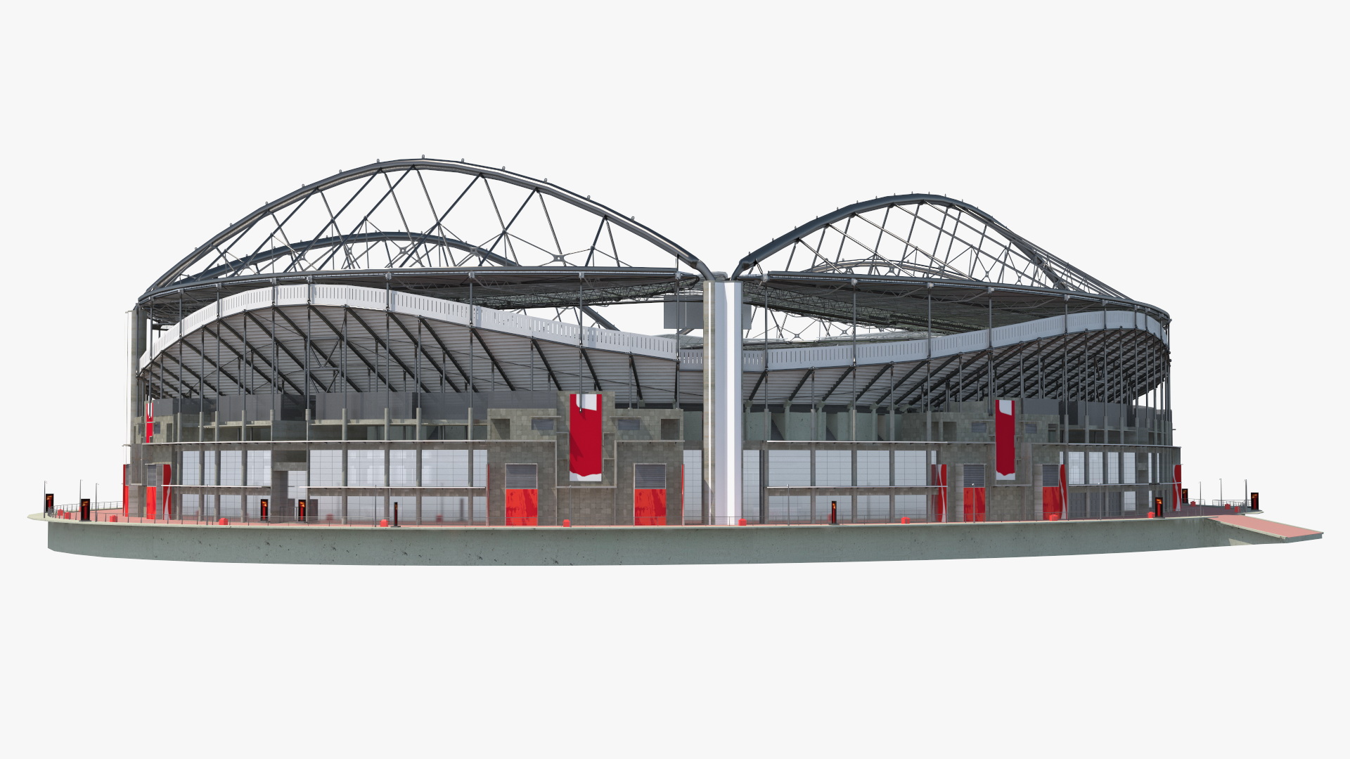 3D Sports Soccer Stadium