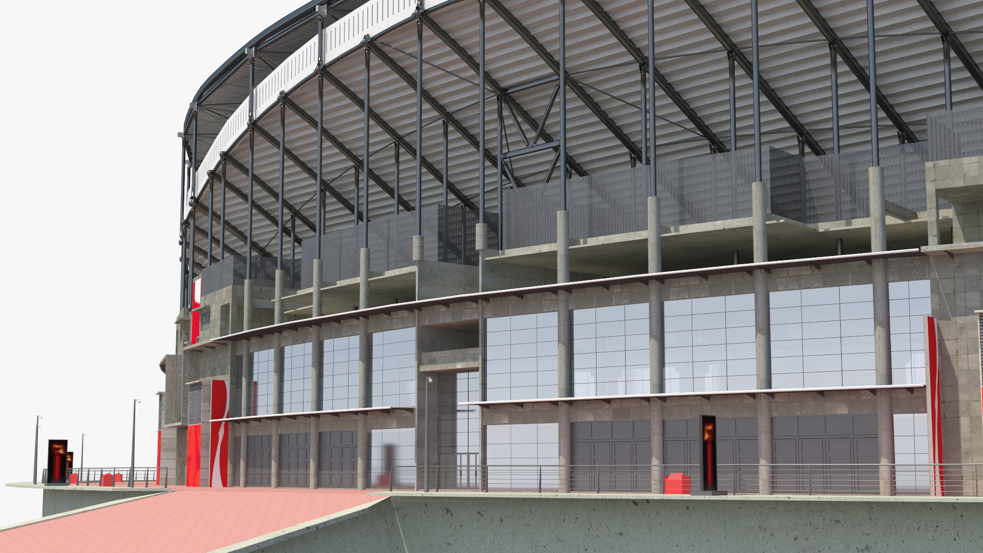 3D Sports Soccer Stadium