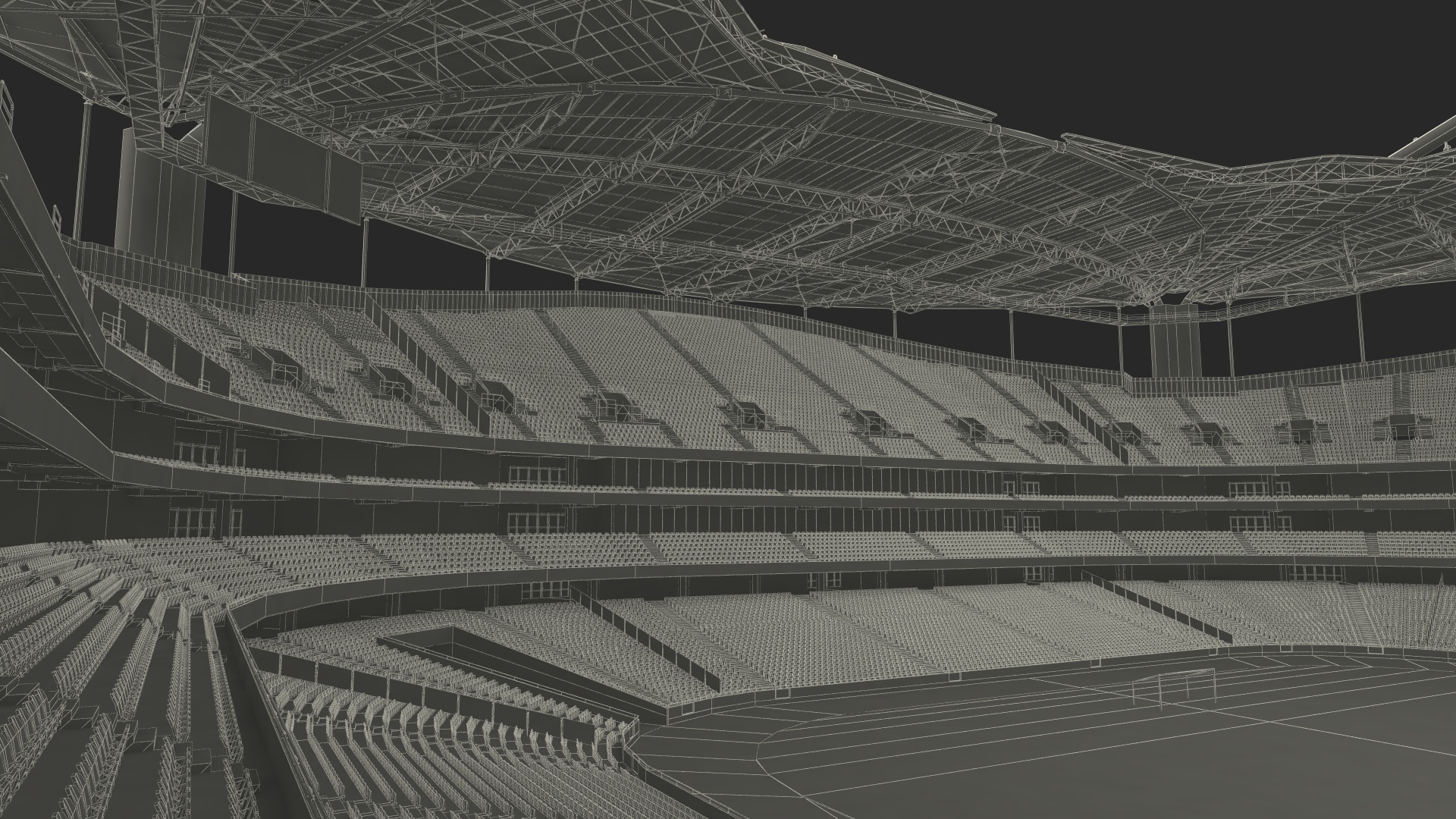 3D Sports Soccer Stadium