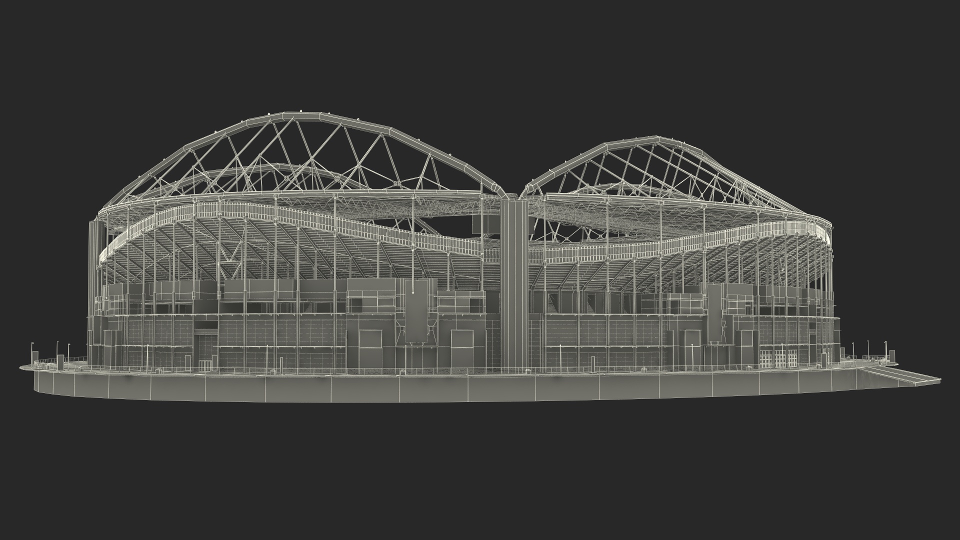 3D Sports Soccer Stadium