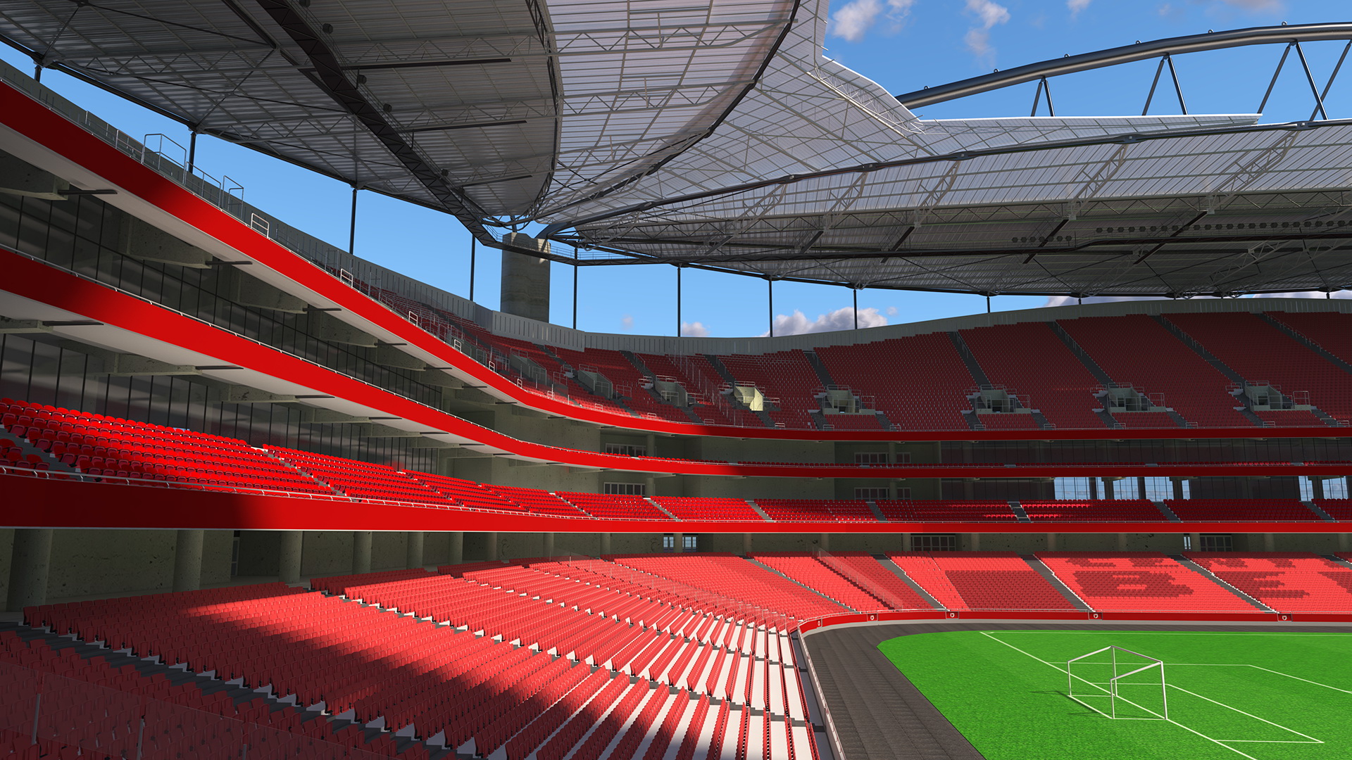 3D Sports Soccer Stadium