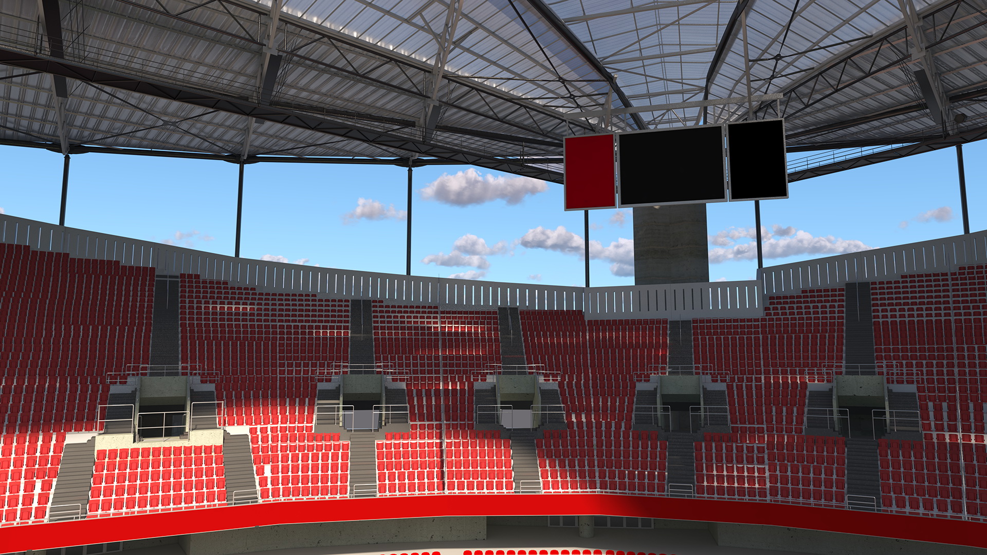 3D Sports Soccer Stadium