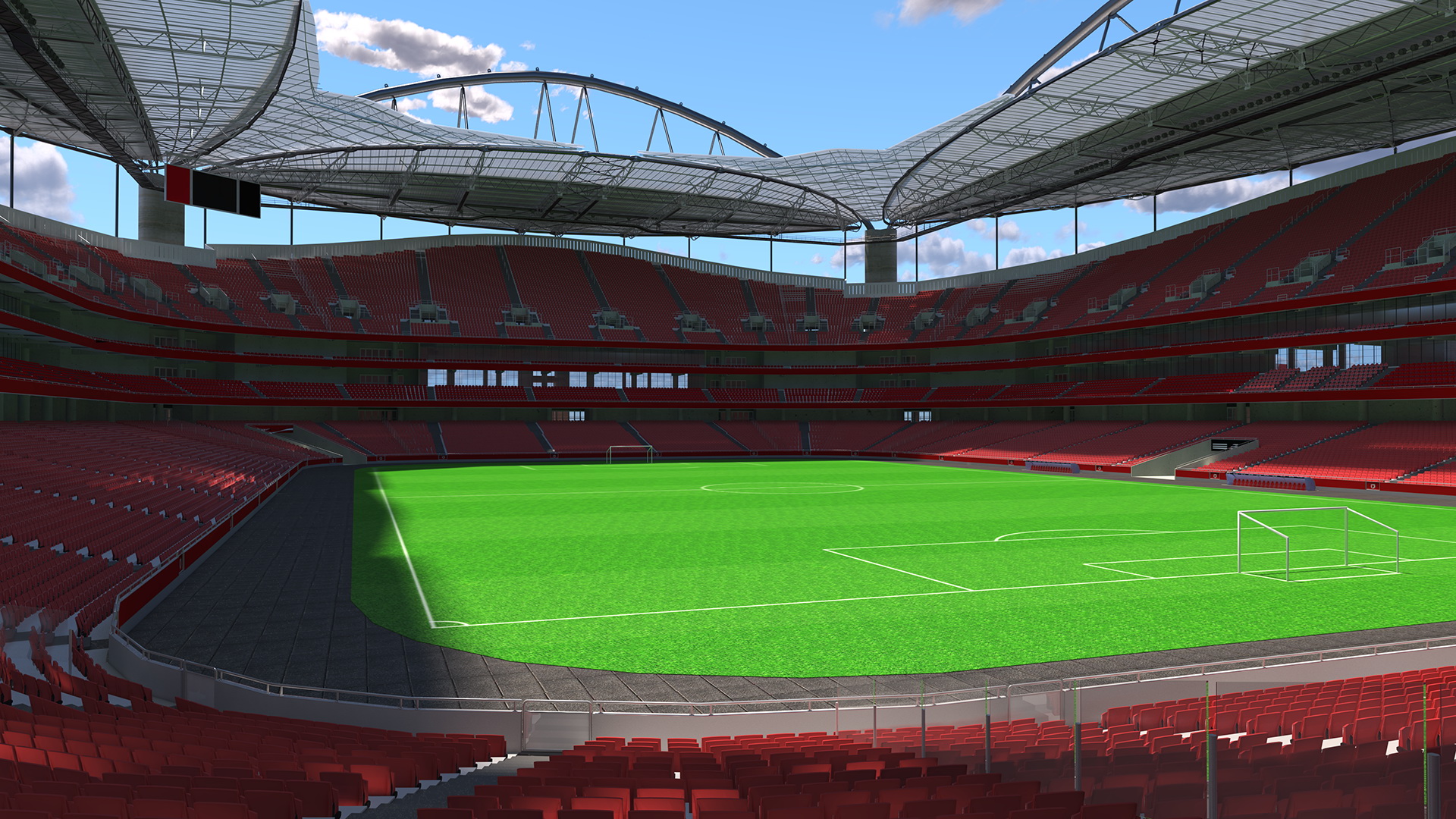 3D Sports Soccer Stadium