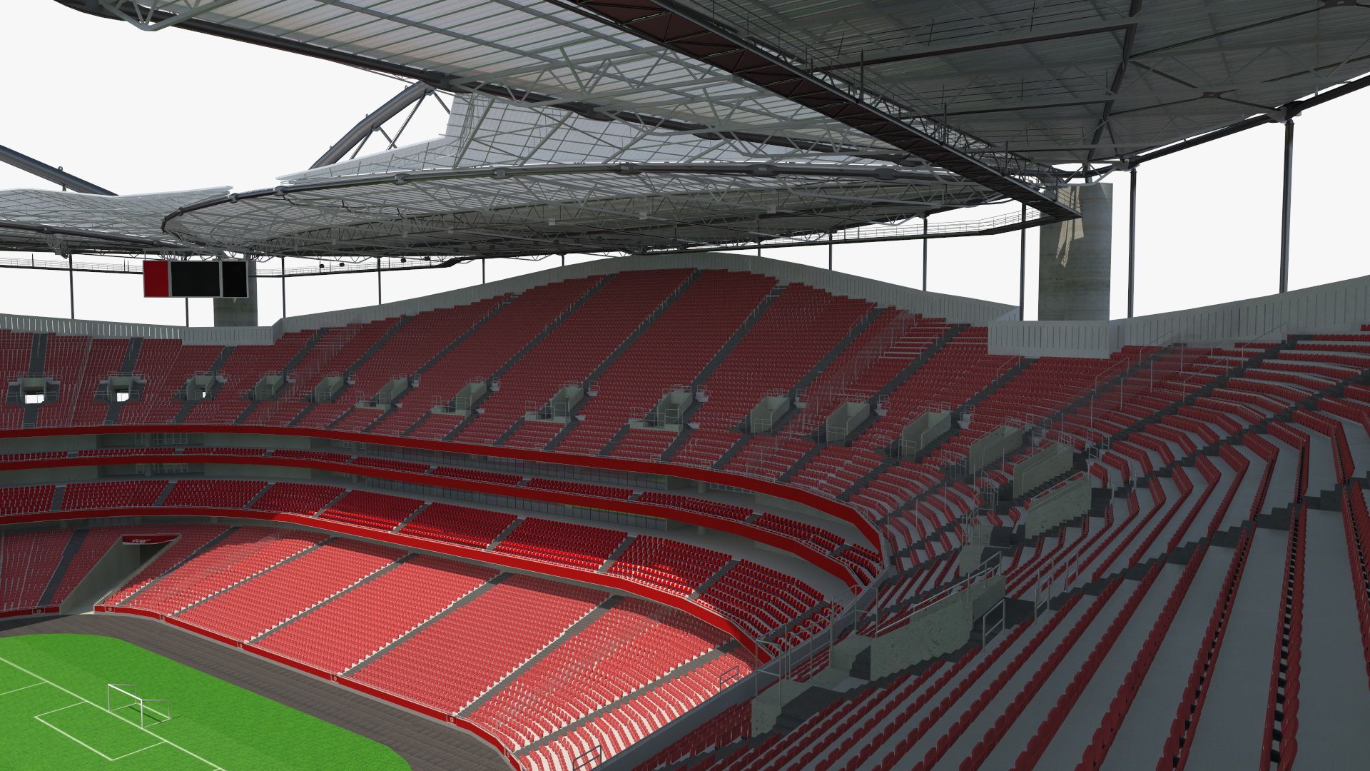 3D Sports Soccer Stadium
