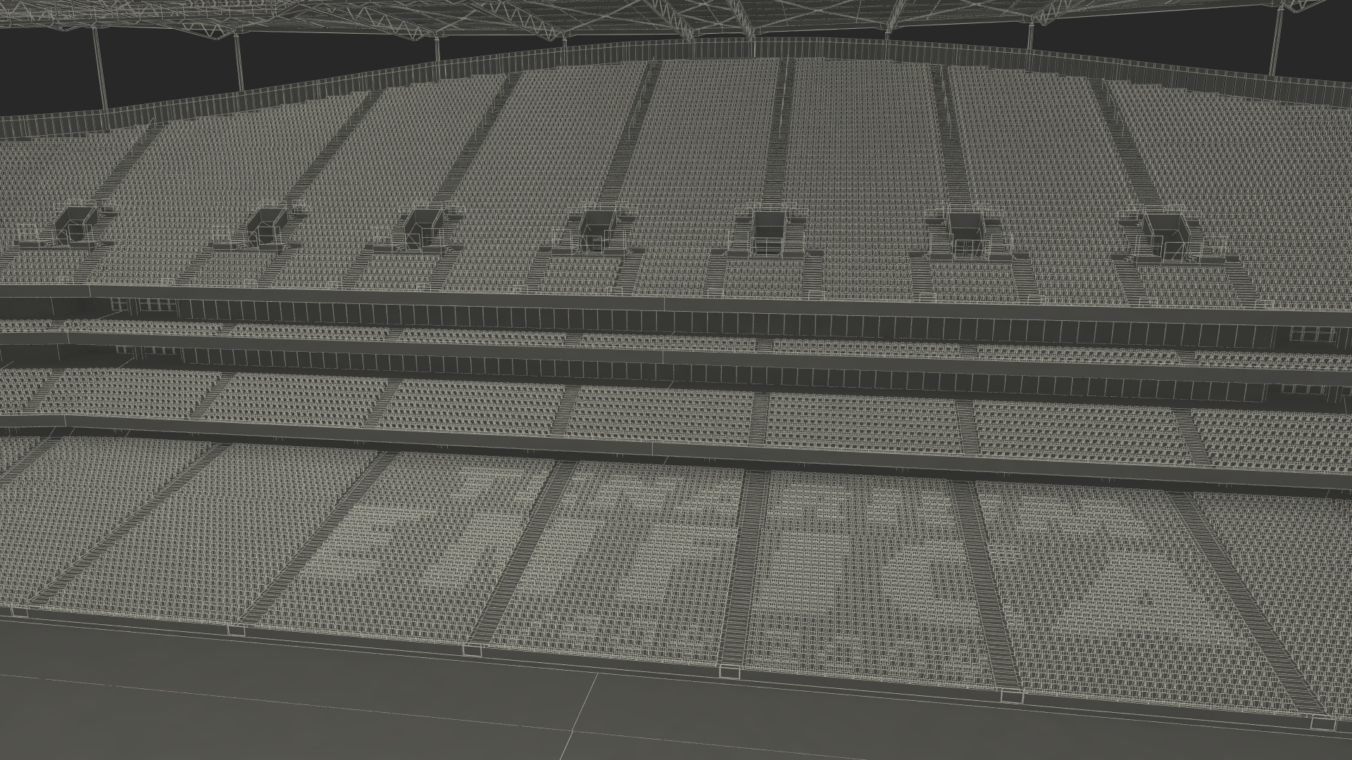 3D Sports Soccer Stadium