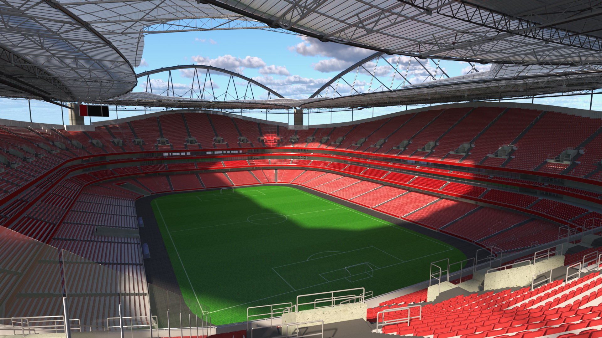 3D Sports Soccer Stadium