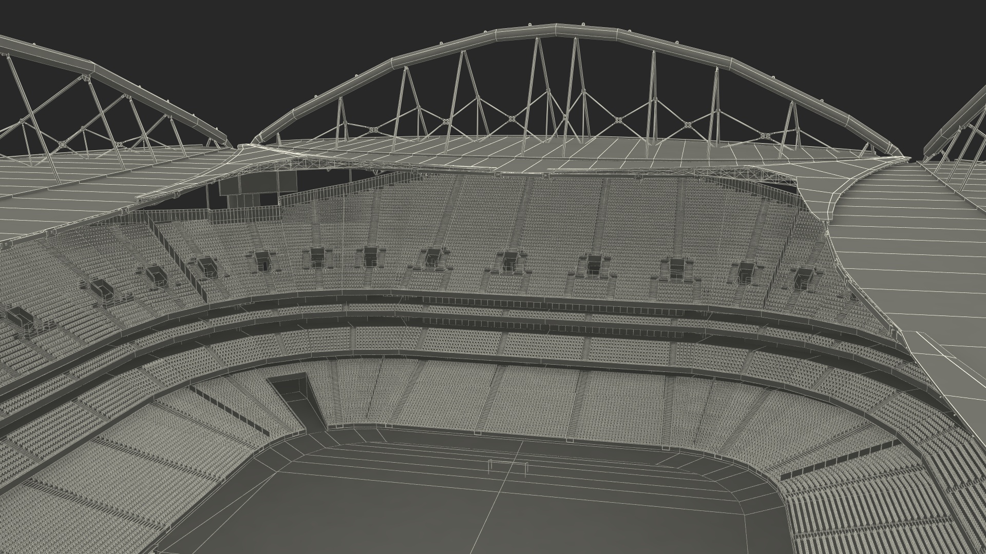 3D Sports Soccer Stadium